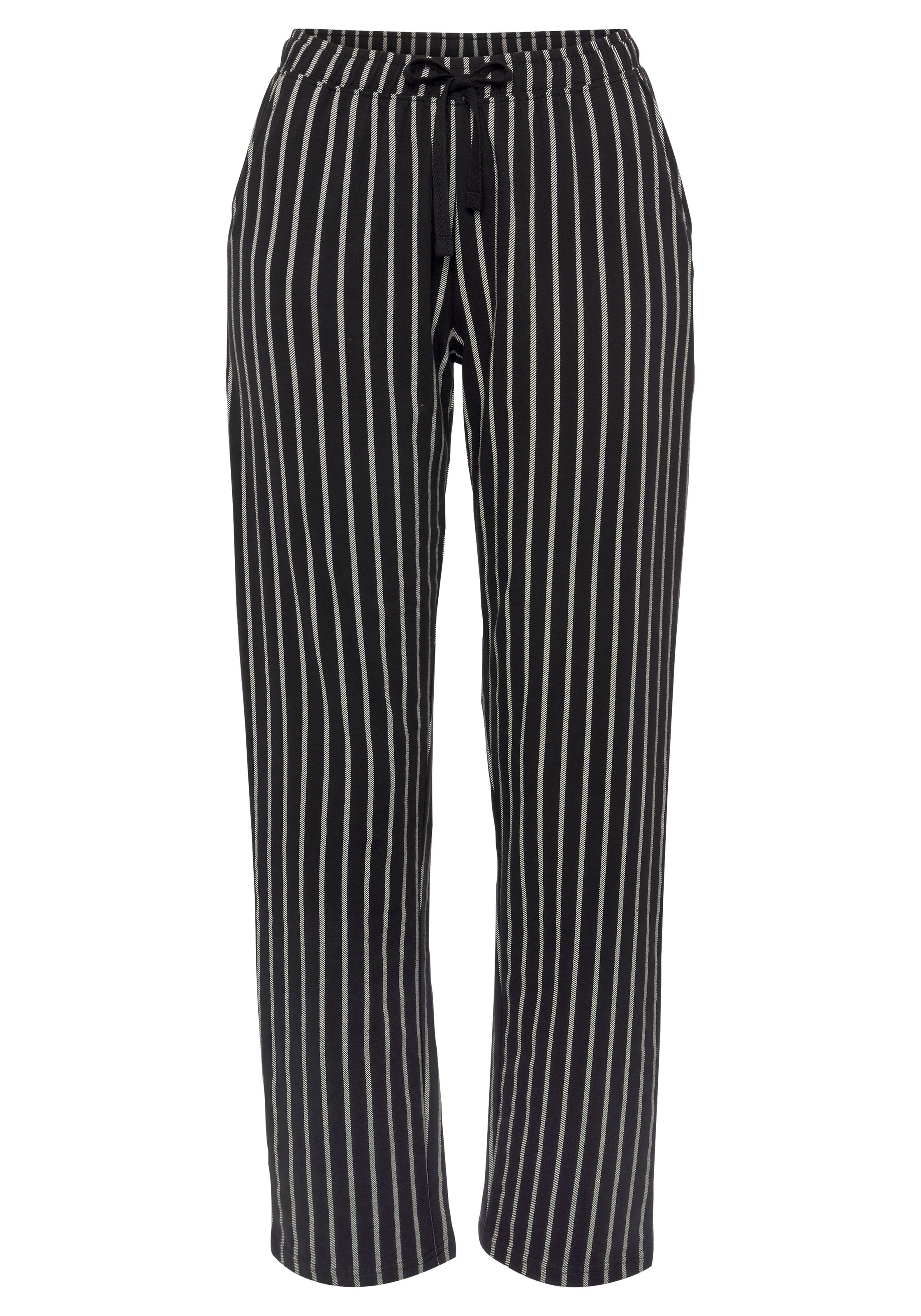 Vivance Dreams Pyjamahose, mit Schwarz-Weiss-Druck