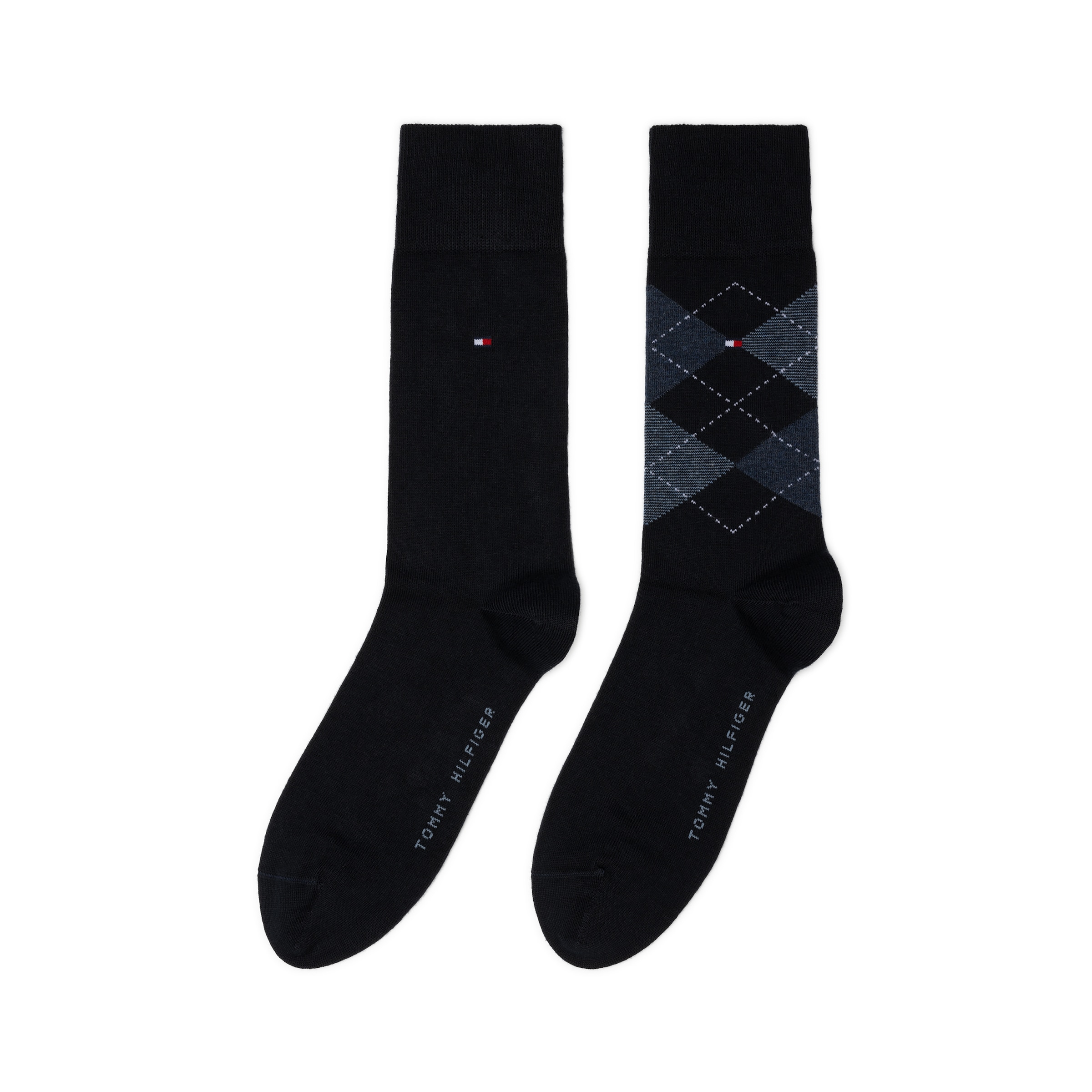 Tommy Hilfiger Socken »TH MEN SOCK CHECK 2P«, (2 Paar), mit klassischem Argyle-Design
