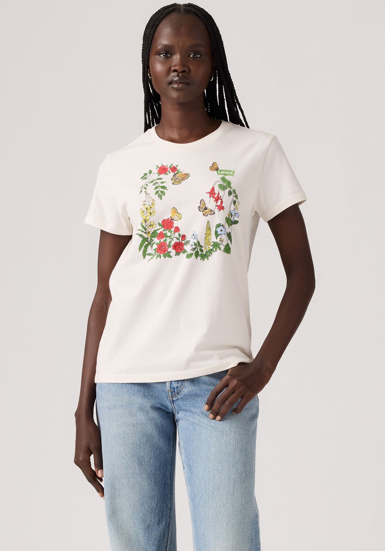 Levi's® T-Shirt »THE PERFECT TEE« mit Blumen Print
