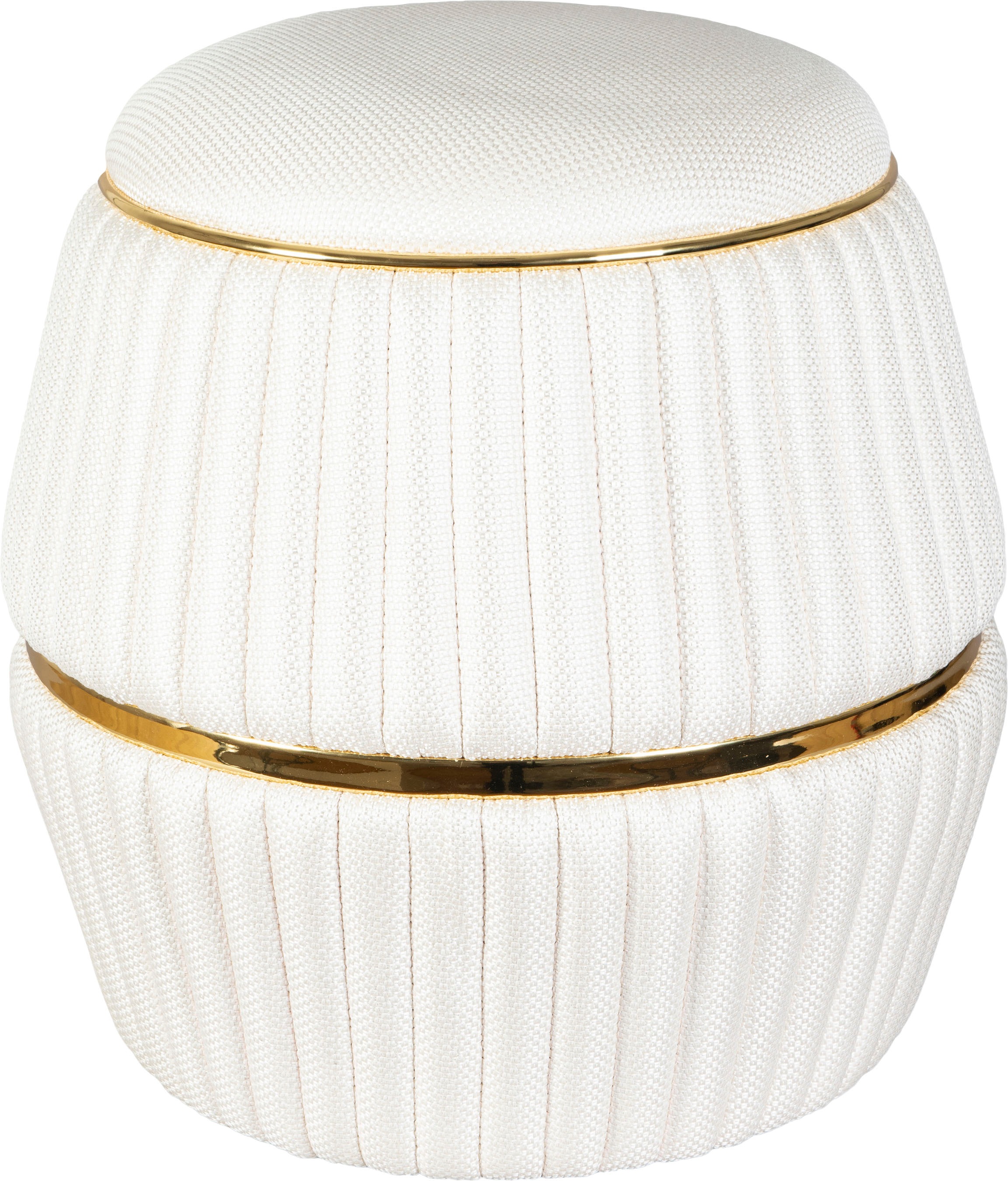 Kayoom Sitzhocker »Hocker Doric, trendiger Look, ästhetische Farbgebung, schöne Steppung«, (1 St.), komfortabel, hochqualitativ, pflegeleicht, in vielen Räumen zuhause