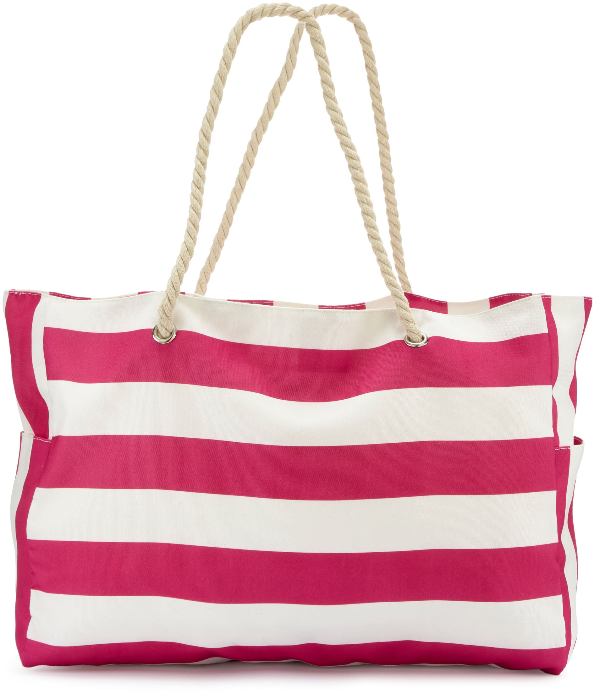 Vivance Shopper »Strandtasche«, Schultertasche, Sommertasche, Handtasche, Tragetasche VEGAN