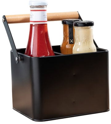 WENKO Organizer »Modell Baco«, robuster Tragekorb, ideal zur Aufbewahrung von Ketchup und Grillsaucen