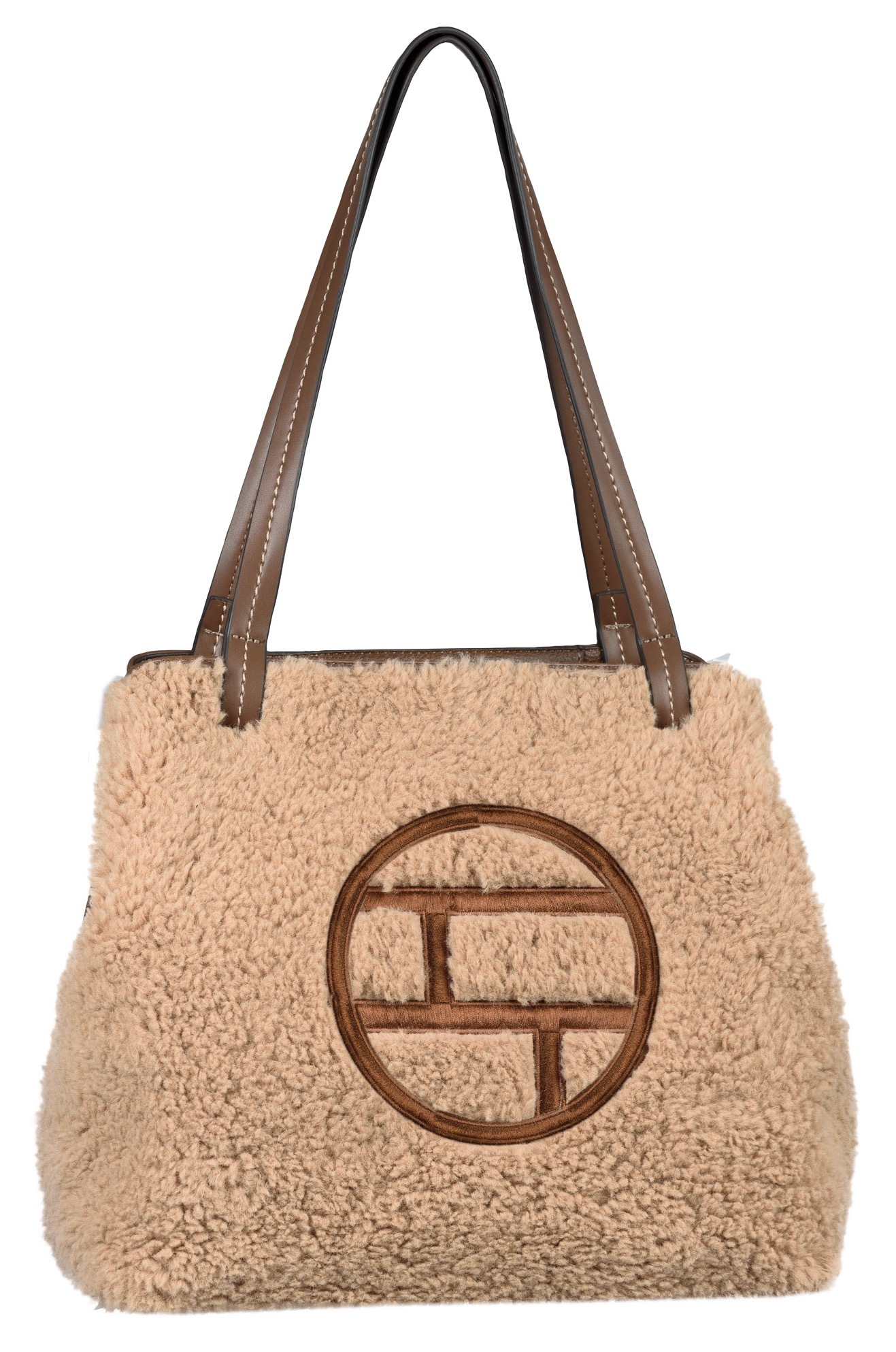 TOM TAILOR Henkeltasche »RUBY Zip shopper M«, in modischer Teddy Optik kaufen
