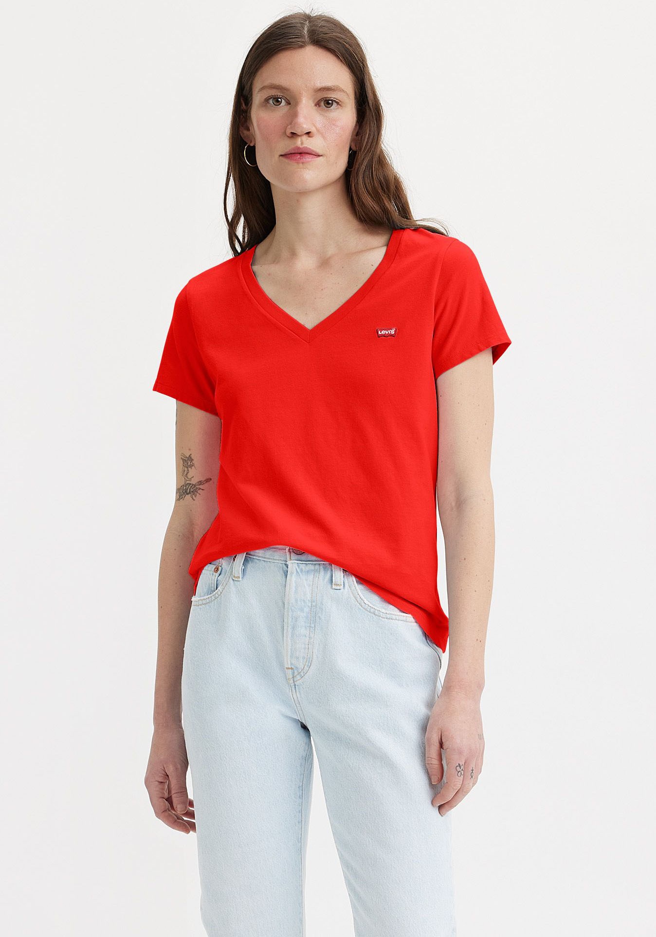 Levi's® T-Shirt »VNECK TEE 2 PACK« Packung, 2 Stk.