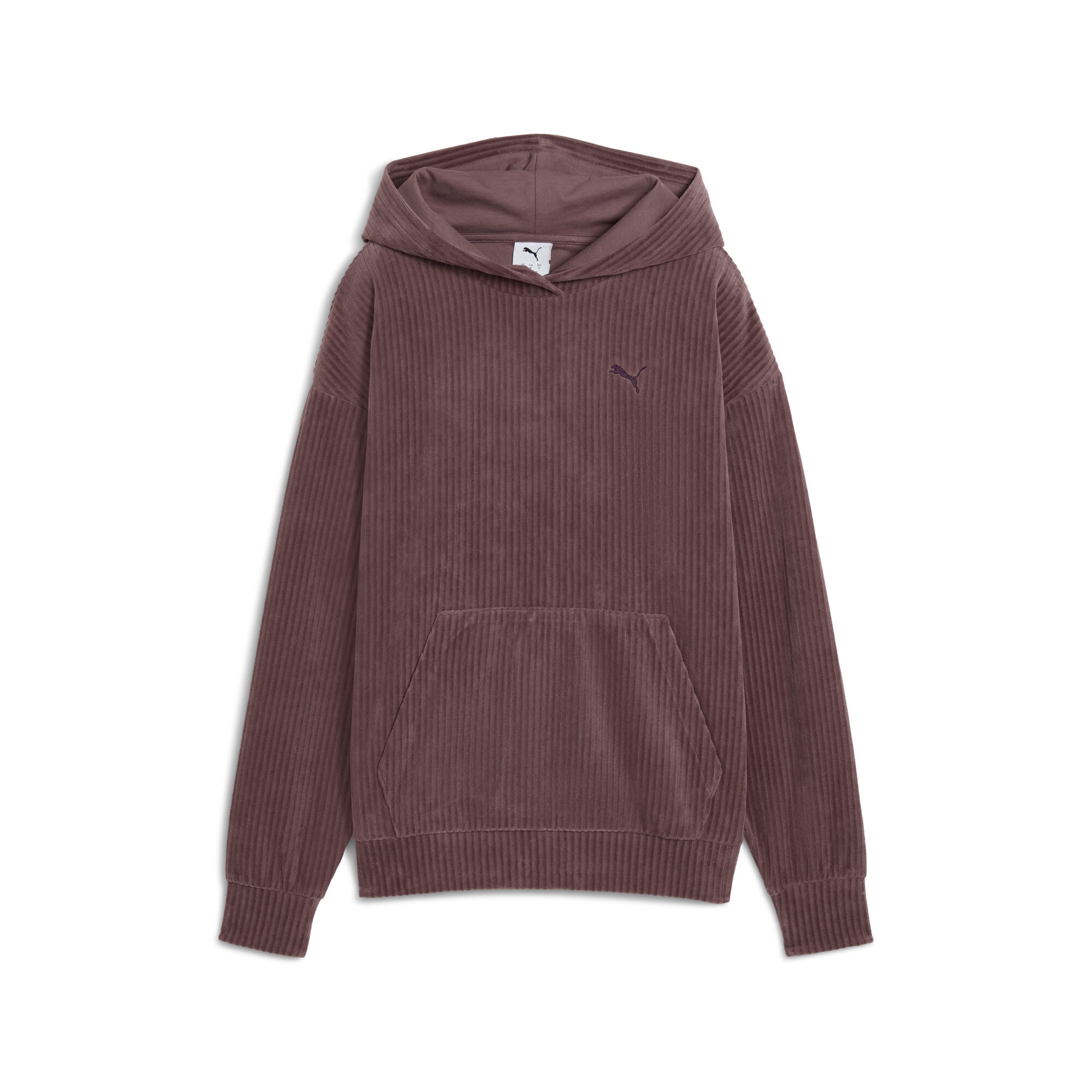PUMA Kapuzensweatshirt »ESS ELEVATED COMFORT VELOUR RIB HOODIE«, mit Kängurutasche, sportlicher Stil