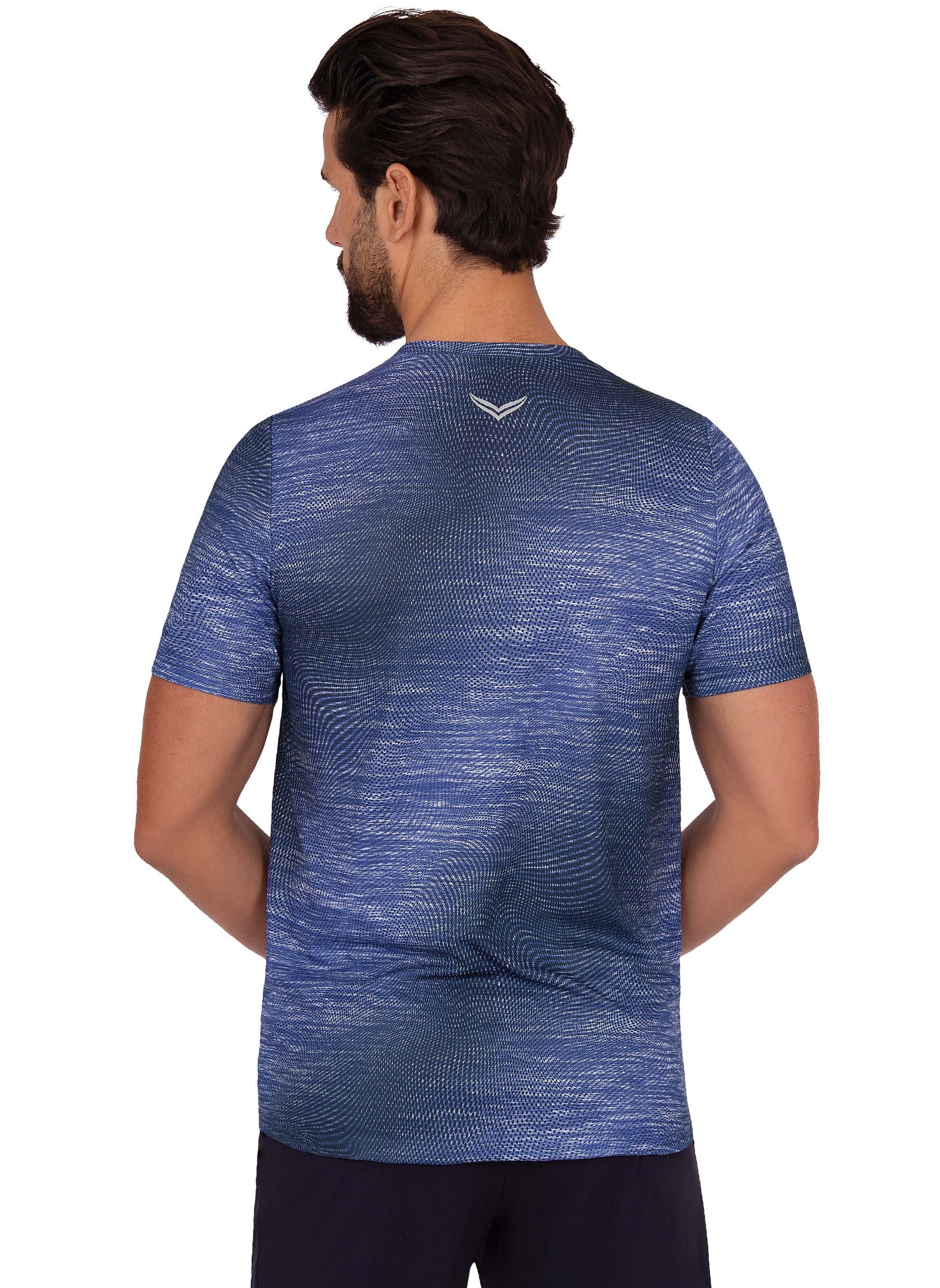 Trigema T-Shirt »TRIGEMA COOLMAX® Sportshirt mit modischem Druck«, (1 tlg.)