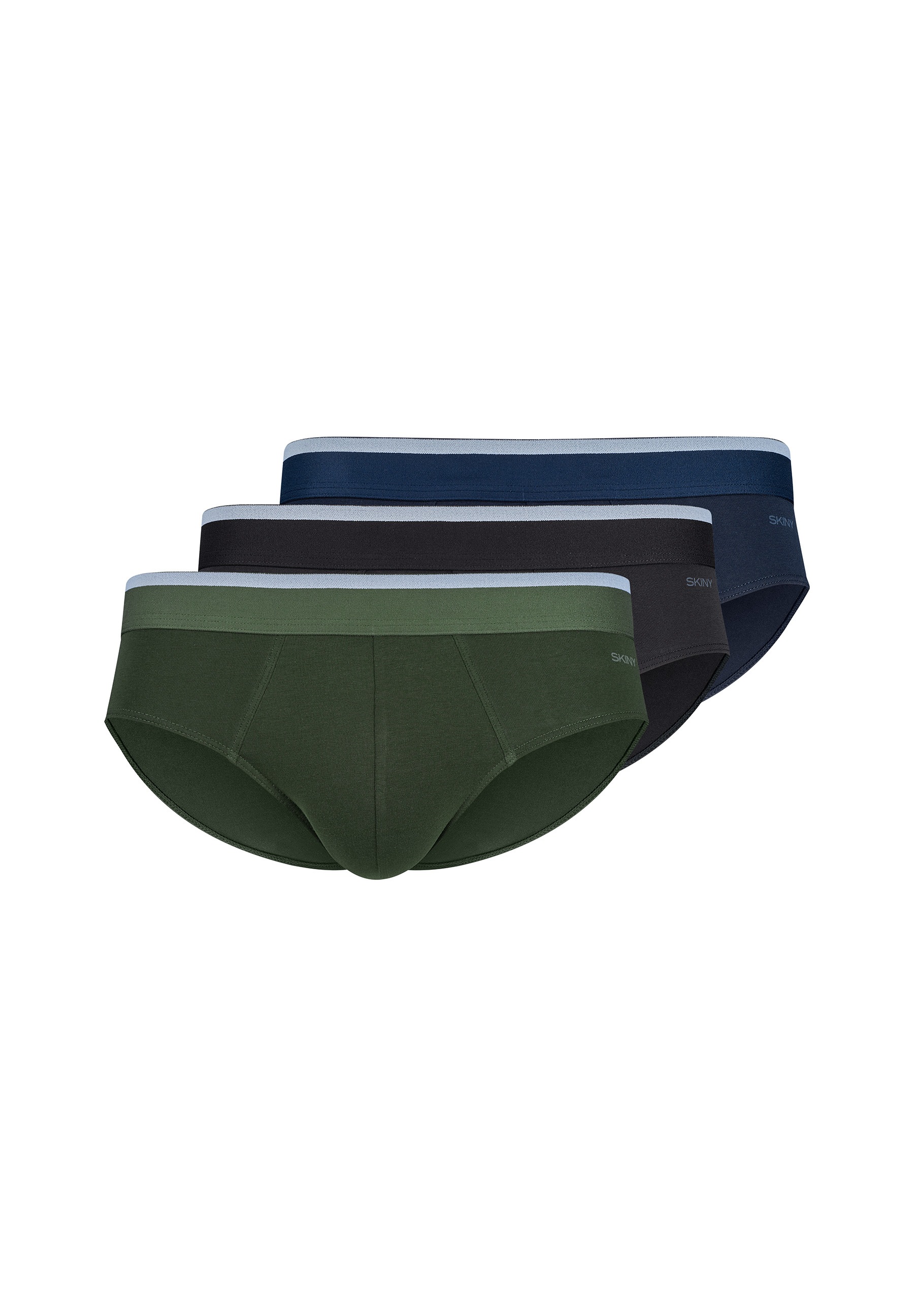 Skiny Brasilslip "Cotton Multipack" klassisch, basic, elastisch, bequem, kein Einschneiden, Baumwollmix