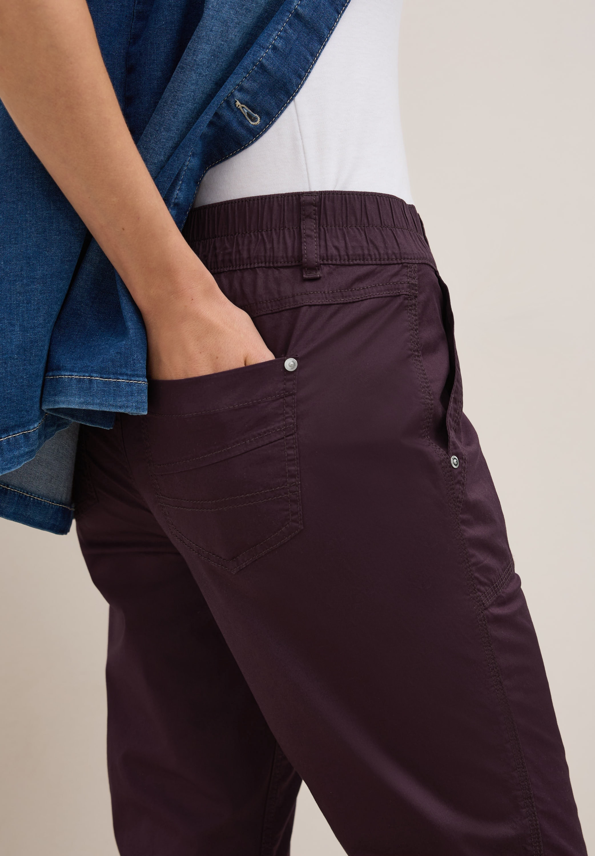 Cecil 3/4-Hose »Style NEW YORK«, mit Gummibund und Eingrifftaschen