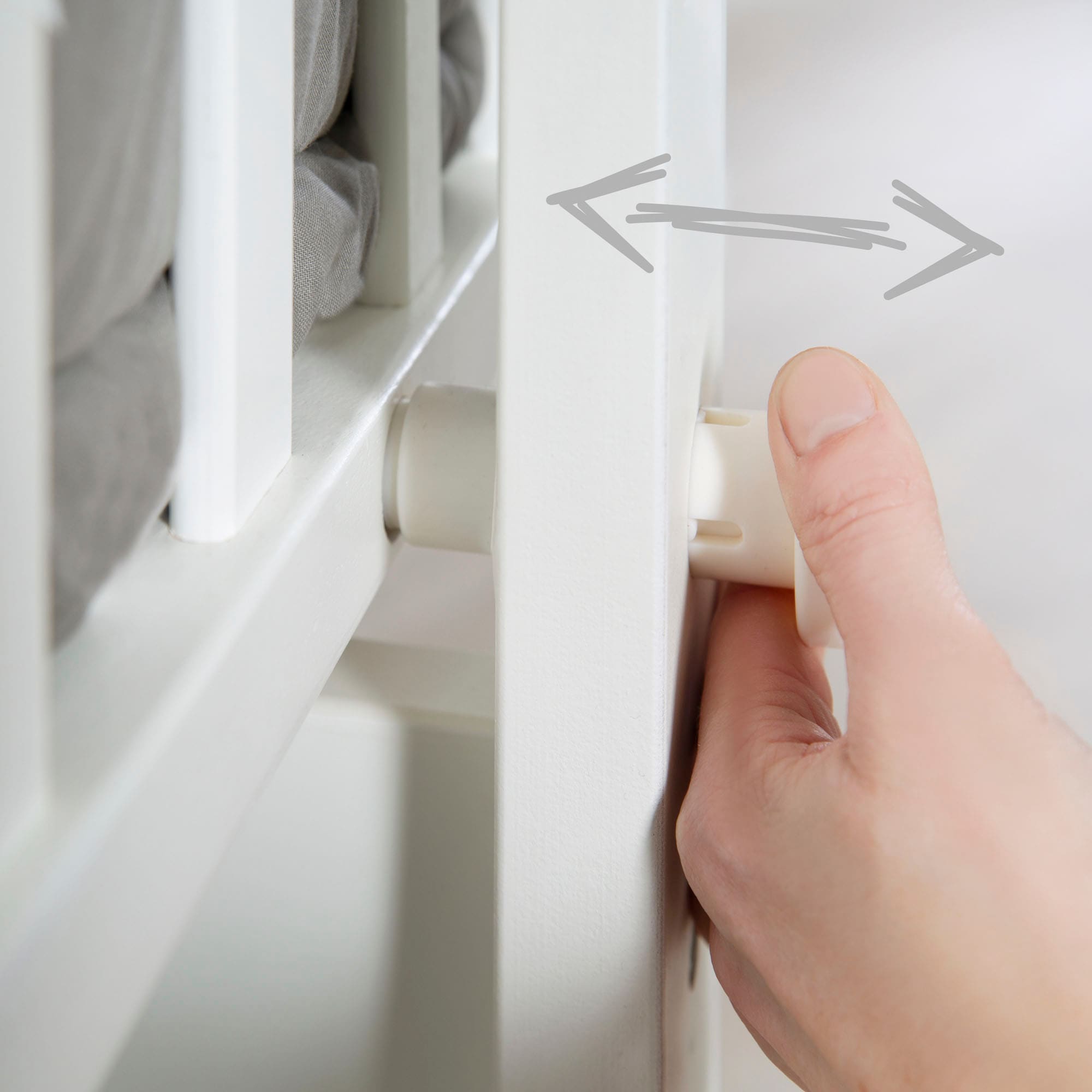 roba® Stubenbett »Komplettwiegenset, Fox und Bunny«, mit Komplettausstattung