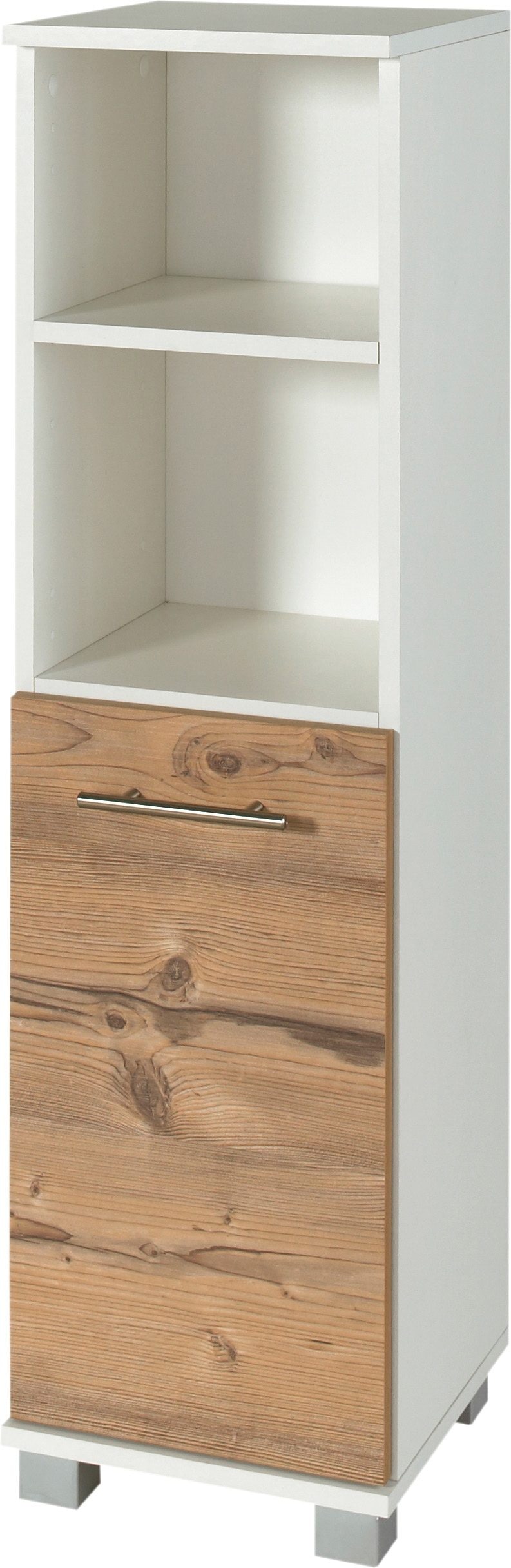 Fächern, verstellbaren kaufen und GERMANIA Schublade mit »Loria«, Jelmoli-Versand online Einlegeboden Badmöbel Midischrank offenen |