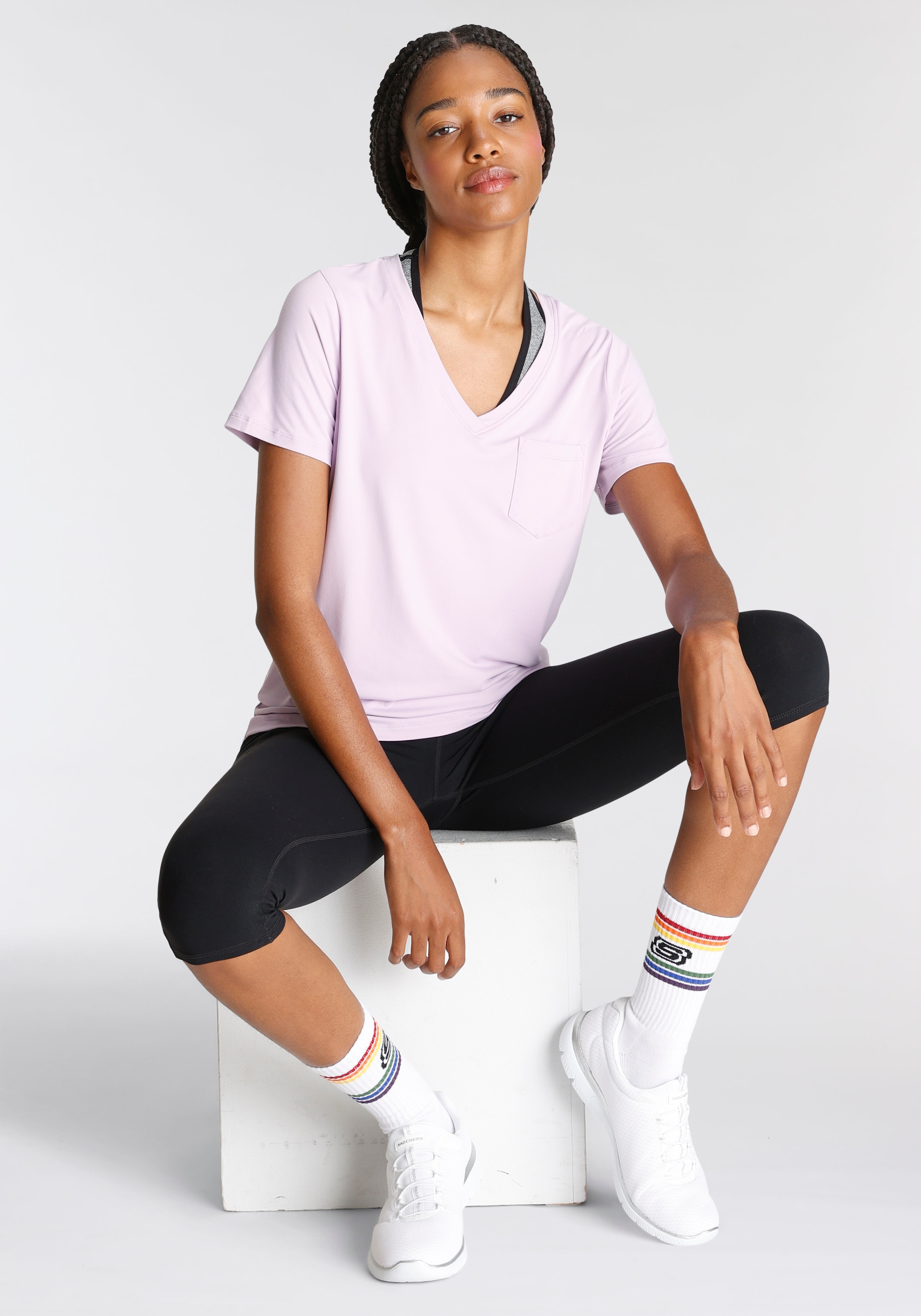 Skechers Slip-On Sneaker »SUMMITS«, Freizeitschuh, Komfortschuh mit stossdämpfender Zwischensohle