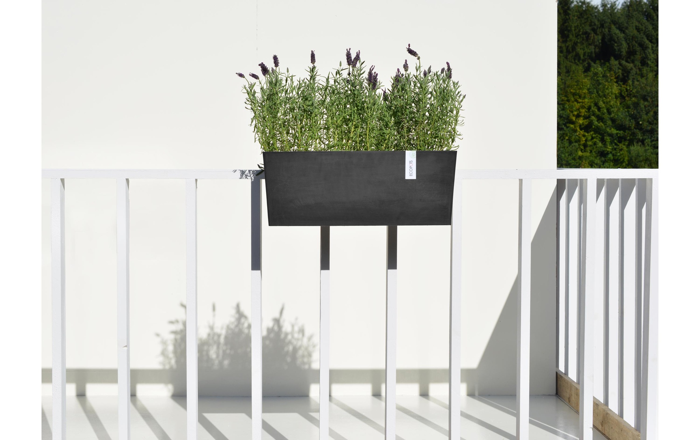 ECOPOTS Blumentopf »Hanging Bruges«, Mit Aufhängesystem, integrierte Halterungen
