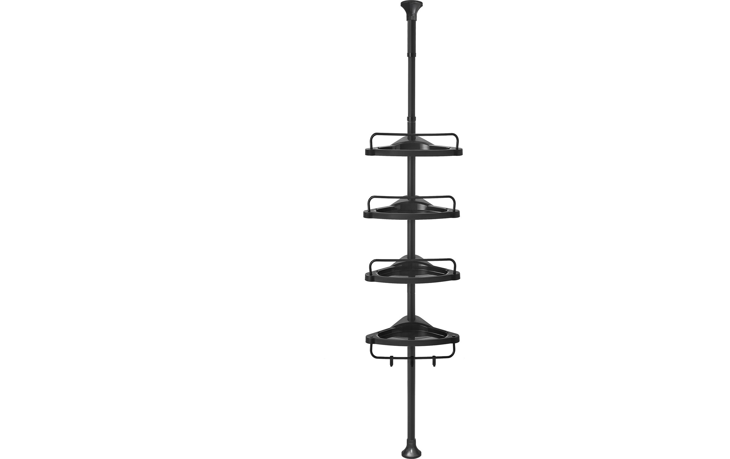 SONGMICS Badregal »85-305 cm Schwarz«