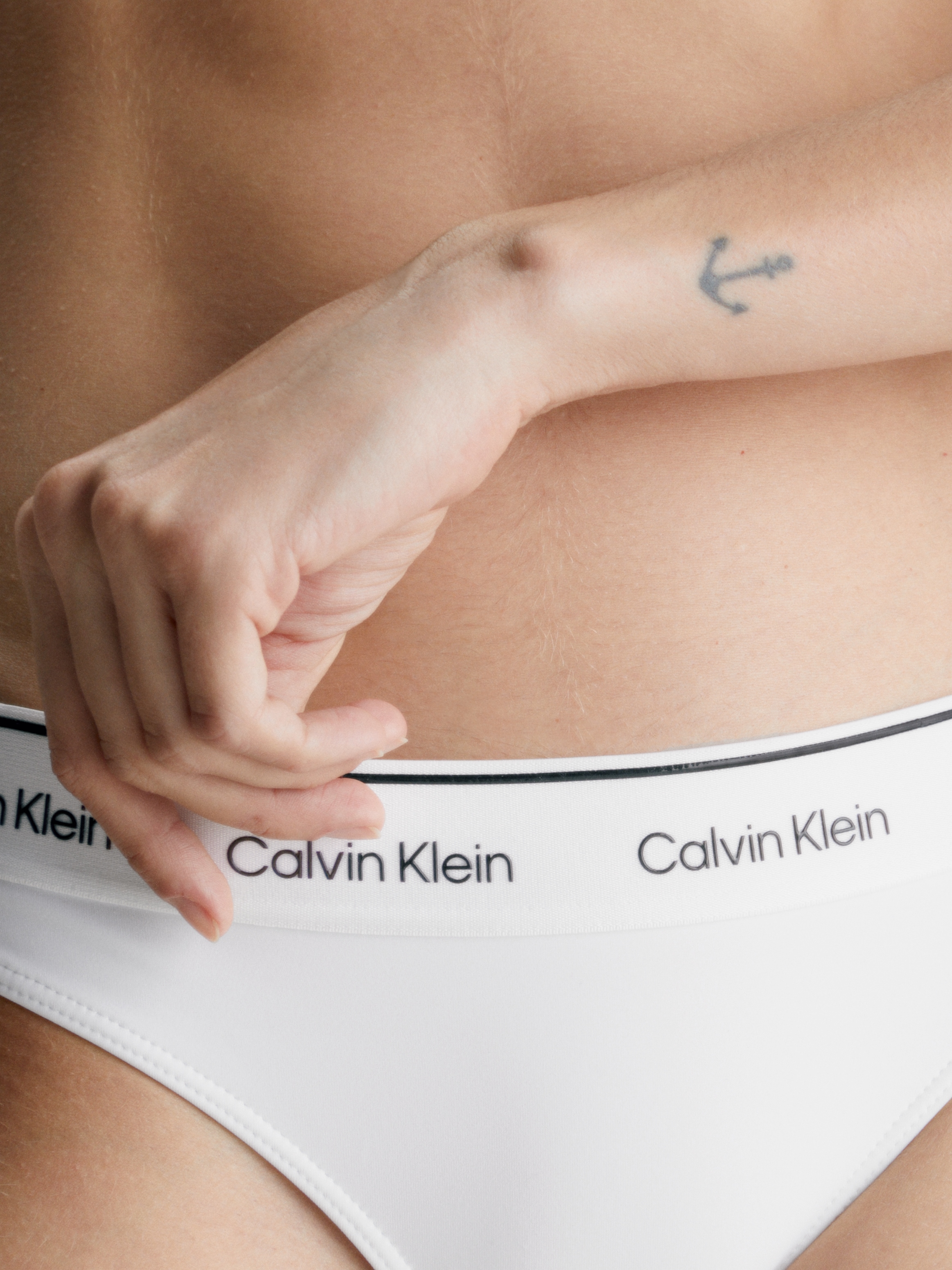 Calvin Klein Swimwear Bikini-Hose »BIKINI«, mit Logobund