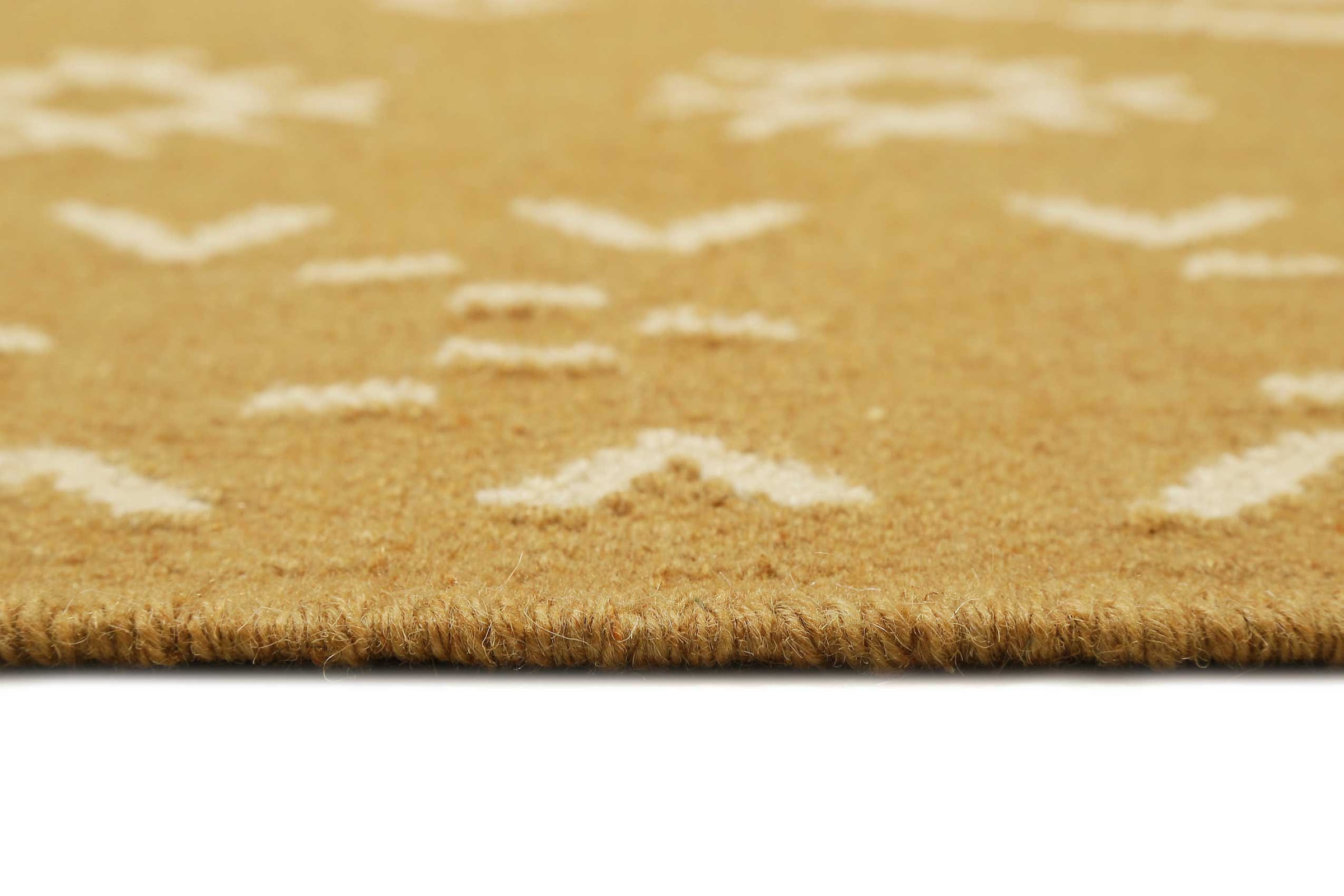 Green Looop Teppich »Monaco GL-82103«, rechteckig, 5 mm Höhe, handgewebter Naturfaserteppich aus 80% Wolle 20 % Baumwolle, Fransen