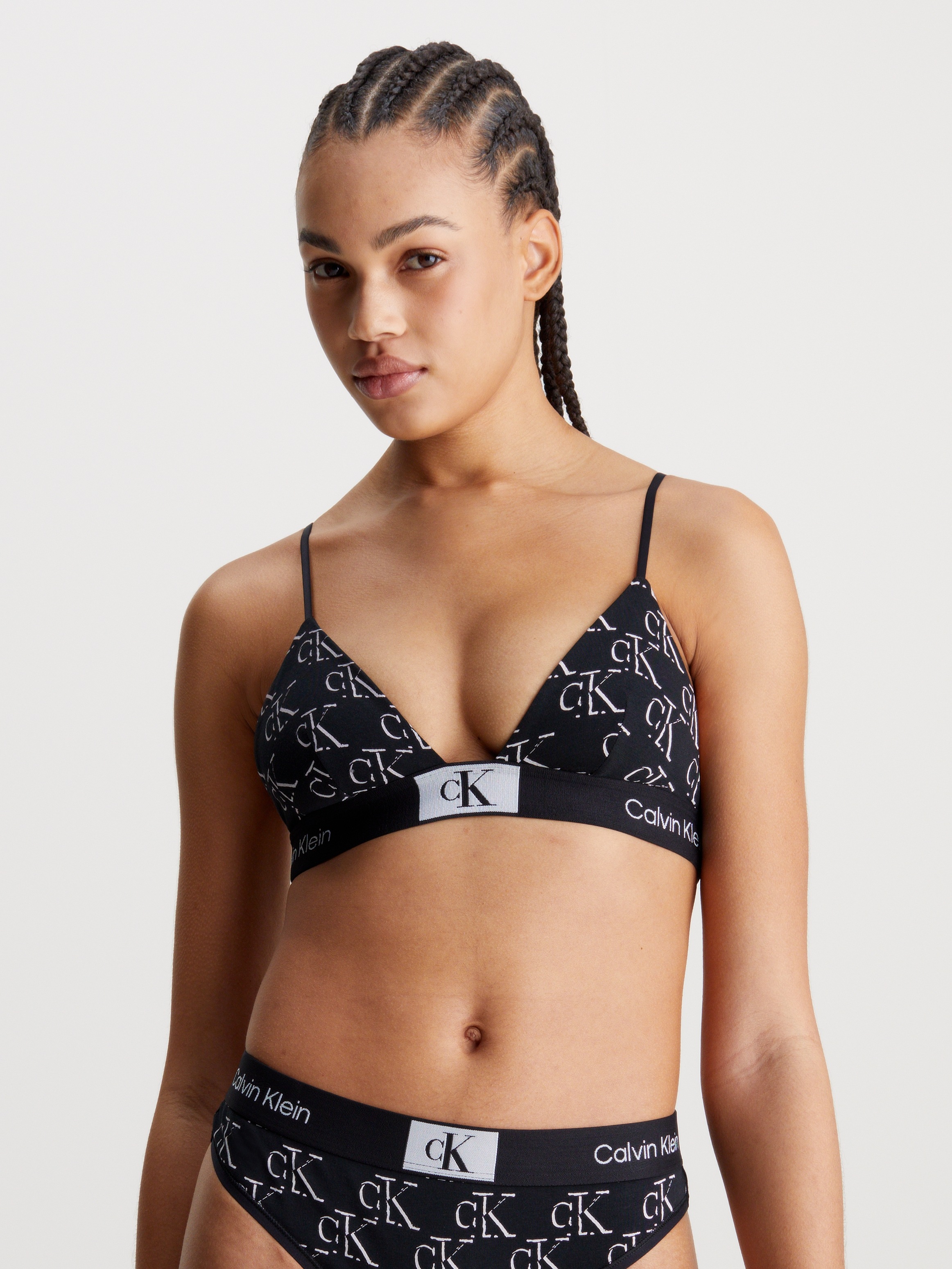 Calvin Klein Underwear Bralette-BH »UNLINED TRIANGLE« mit klassischem CK-Logobund