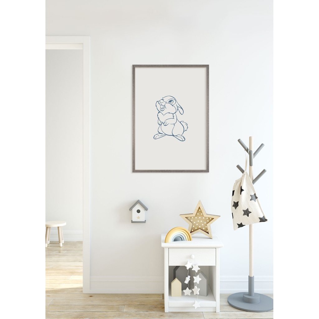 Komar Wandbild »Hey Thumper«, (1 St.), Deutsches Premium-Poster Fotopapier mit seidenmatter Oberfläche und hoher Lichtbeständigkeit. Für fotorealistische Drucke mit gestochen scharfen Details und hervorragender Farbbrillanz.