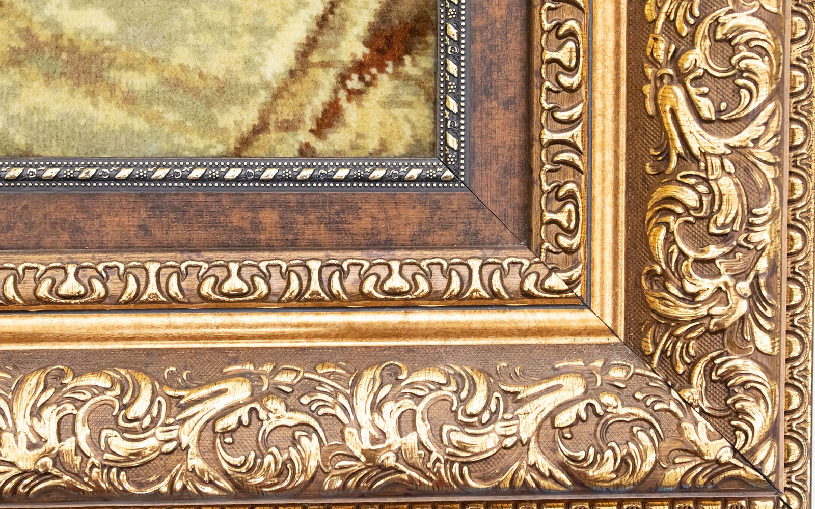 morgenland Wandteppich »Bild-Teppich Figurativ 87 x 71 cm«, rechteckig, Unikat mit Zertifikat