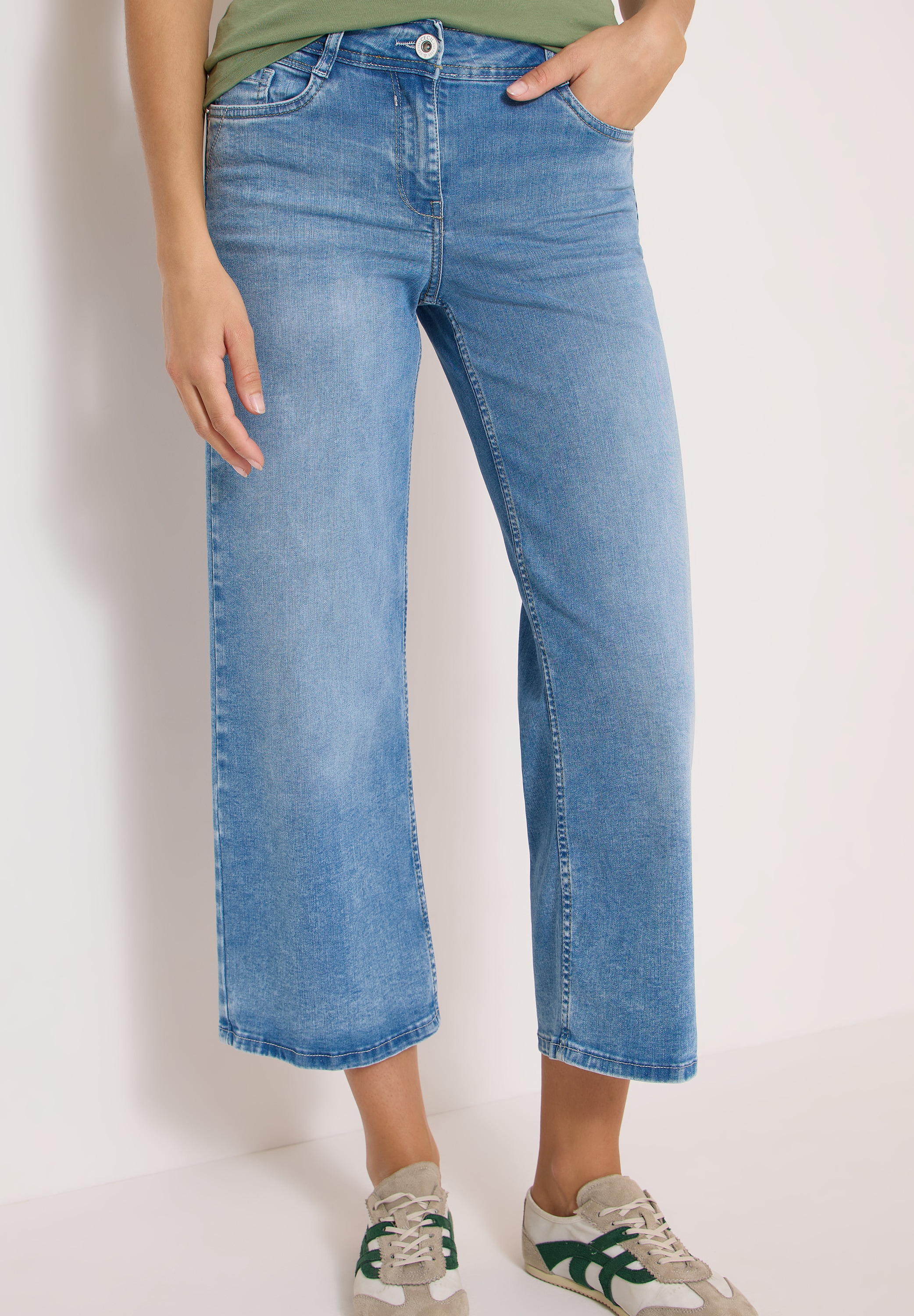Cecil Weite Jeans "Style Toronto" im Slim Fit und mit Stretch