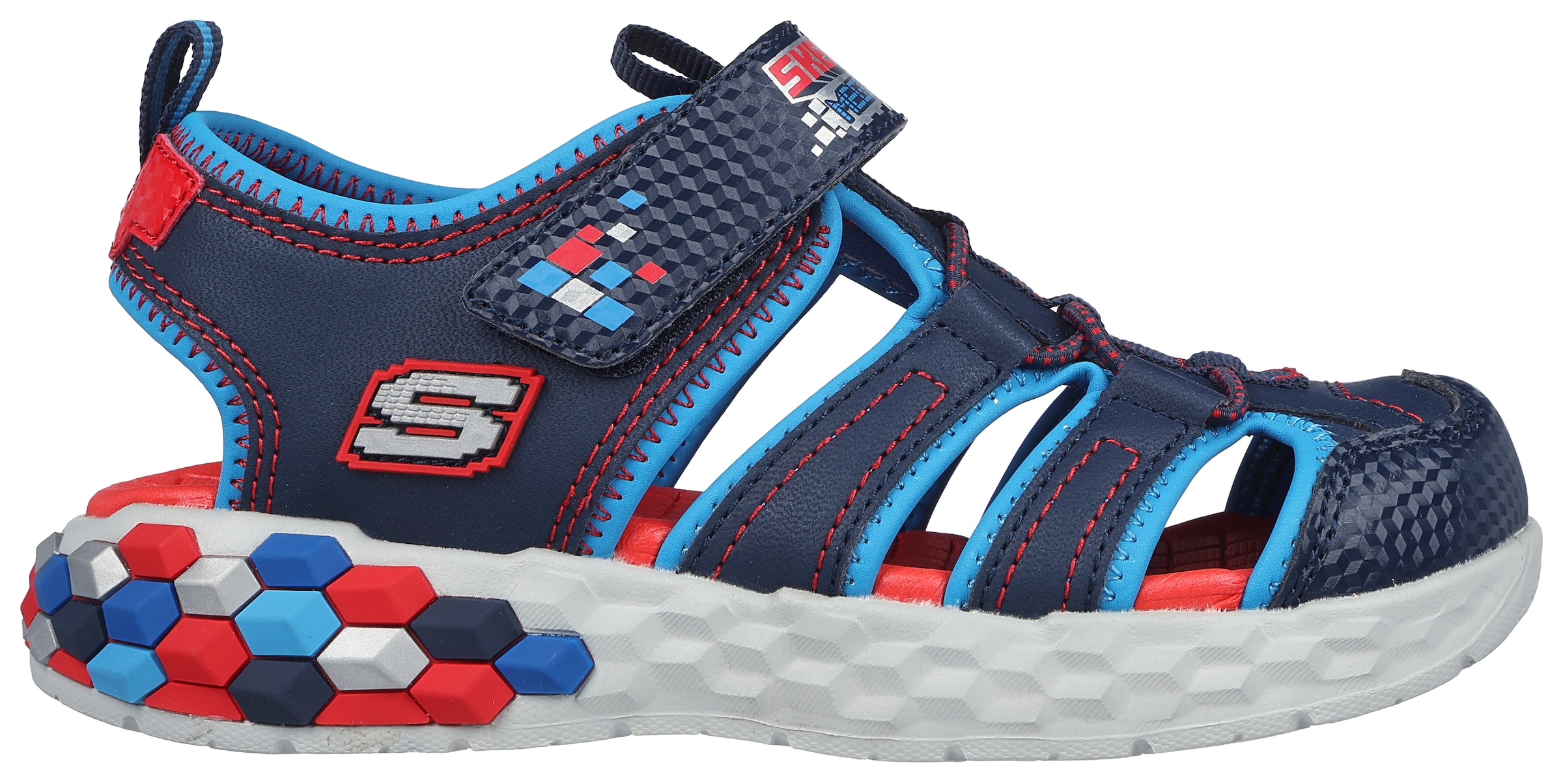 Skechers Sandale »J - SKECHERS BOYS«, Sommerschuh, Klettschuh, Sandalette, für Maschinenwäsche geeignet