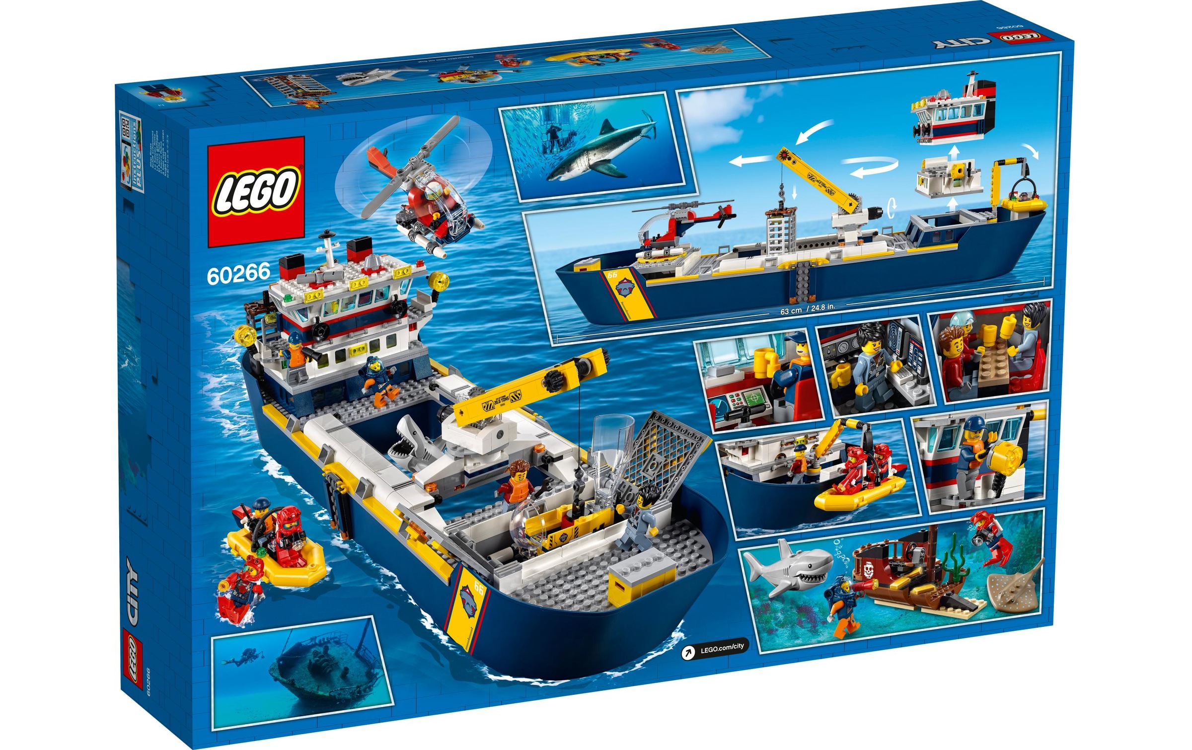 LEGO® Konstruktionsspielsteine »Meeresforschungsschiff 6«