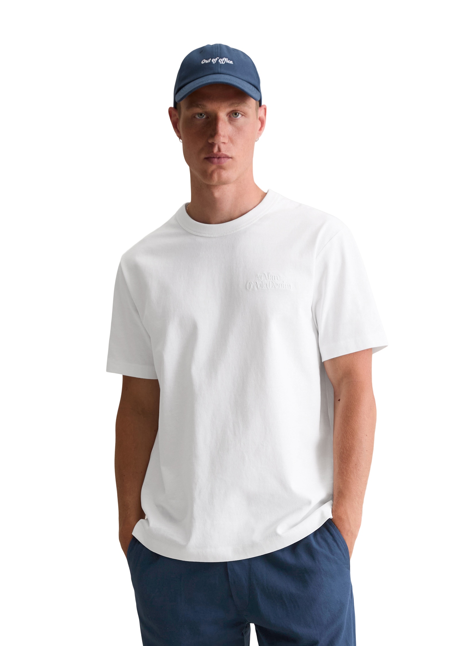Marc O'Polo DENIM T-Shirt relaxed, aus mittelschwerem Baumwolljersey