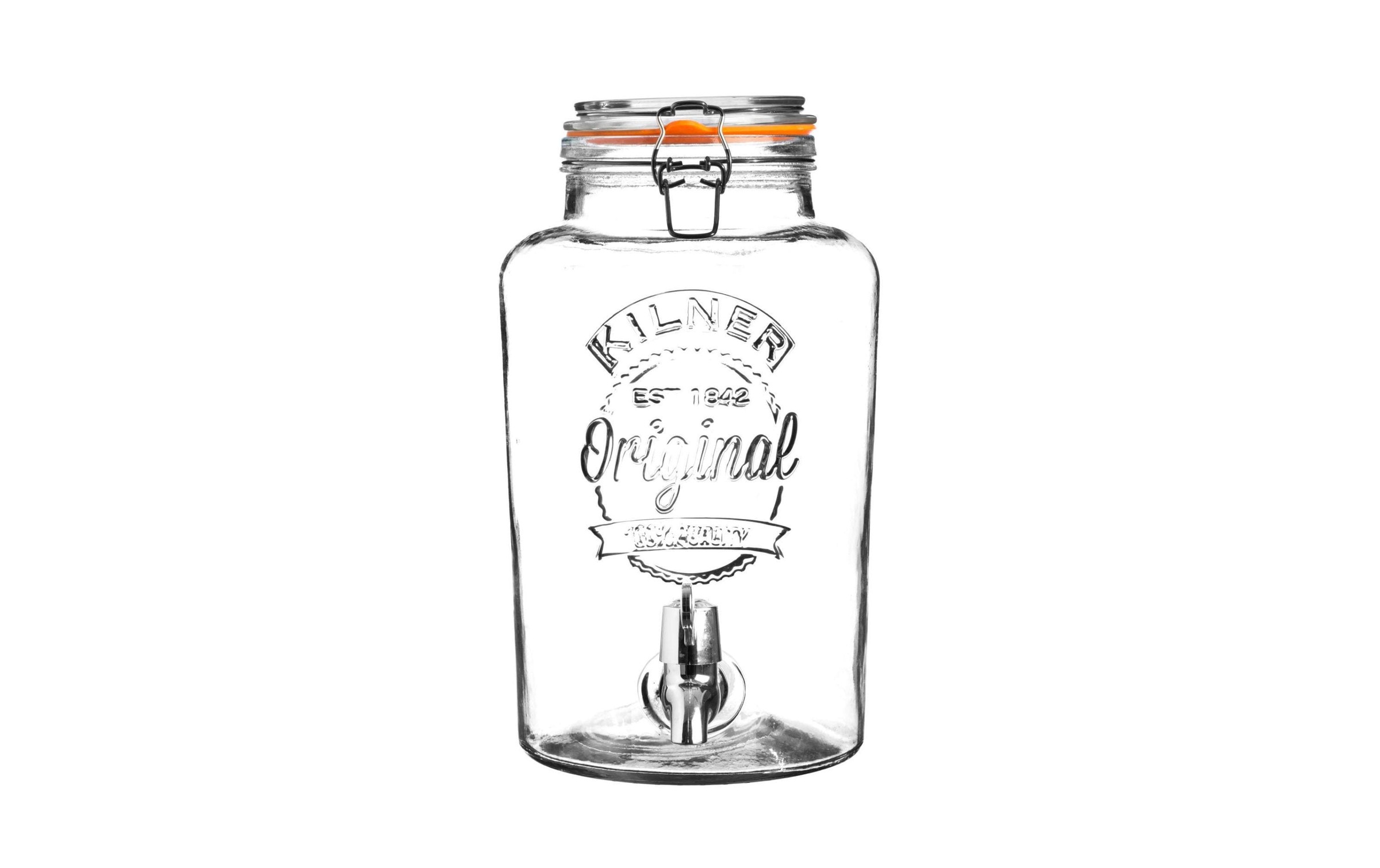 Kilner, KILNER Getränkespender »5 Liter«, transparent