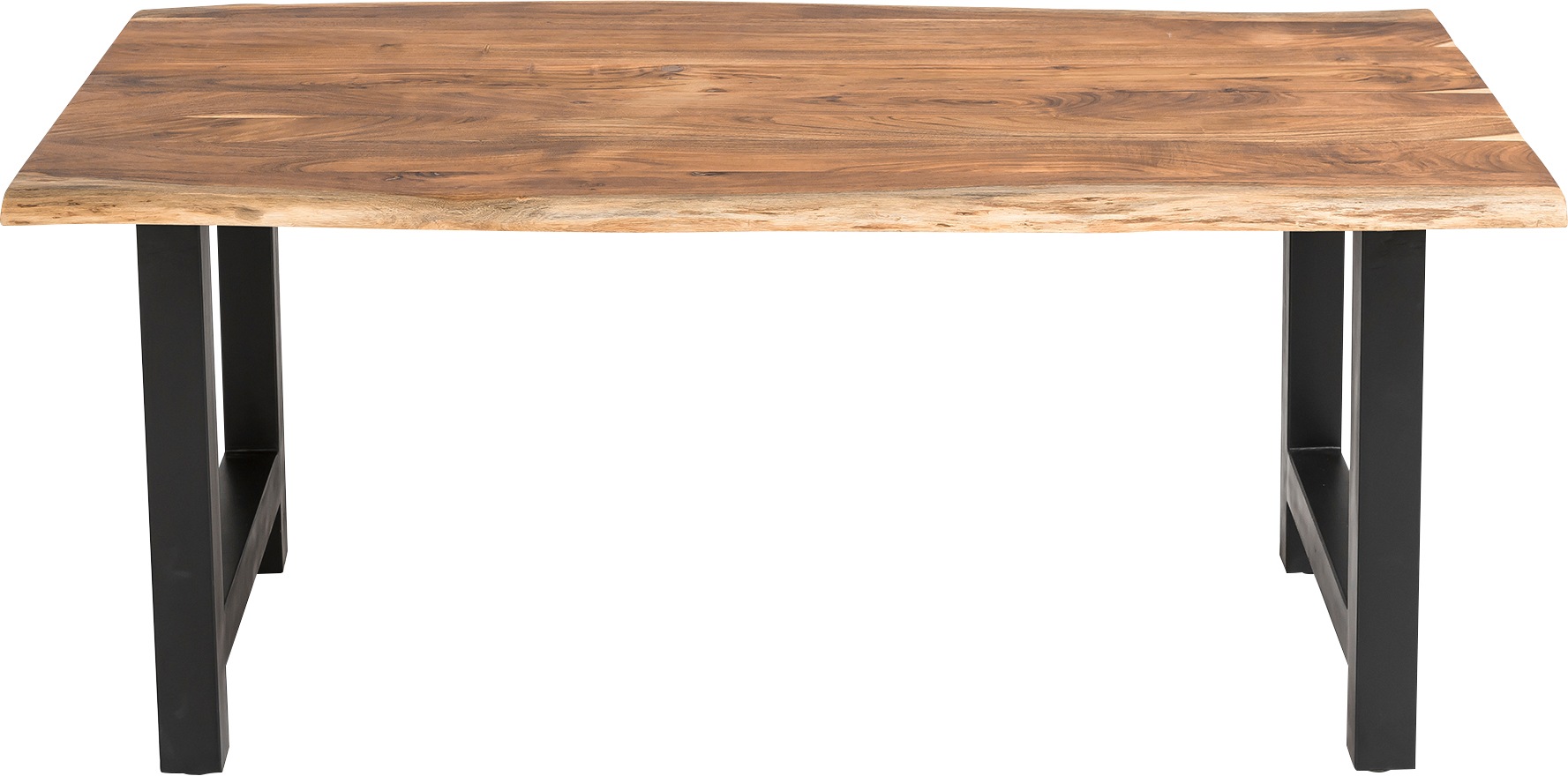 SalesFever Essgruppe »Esszimmerausstattung aus Holz und Metall«, Essgruppe im stilvollen Look mit 4 Stühlen