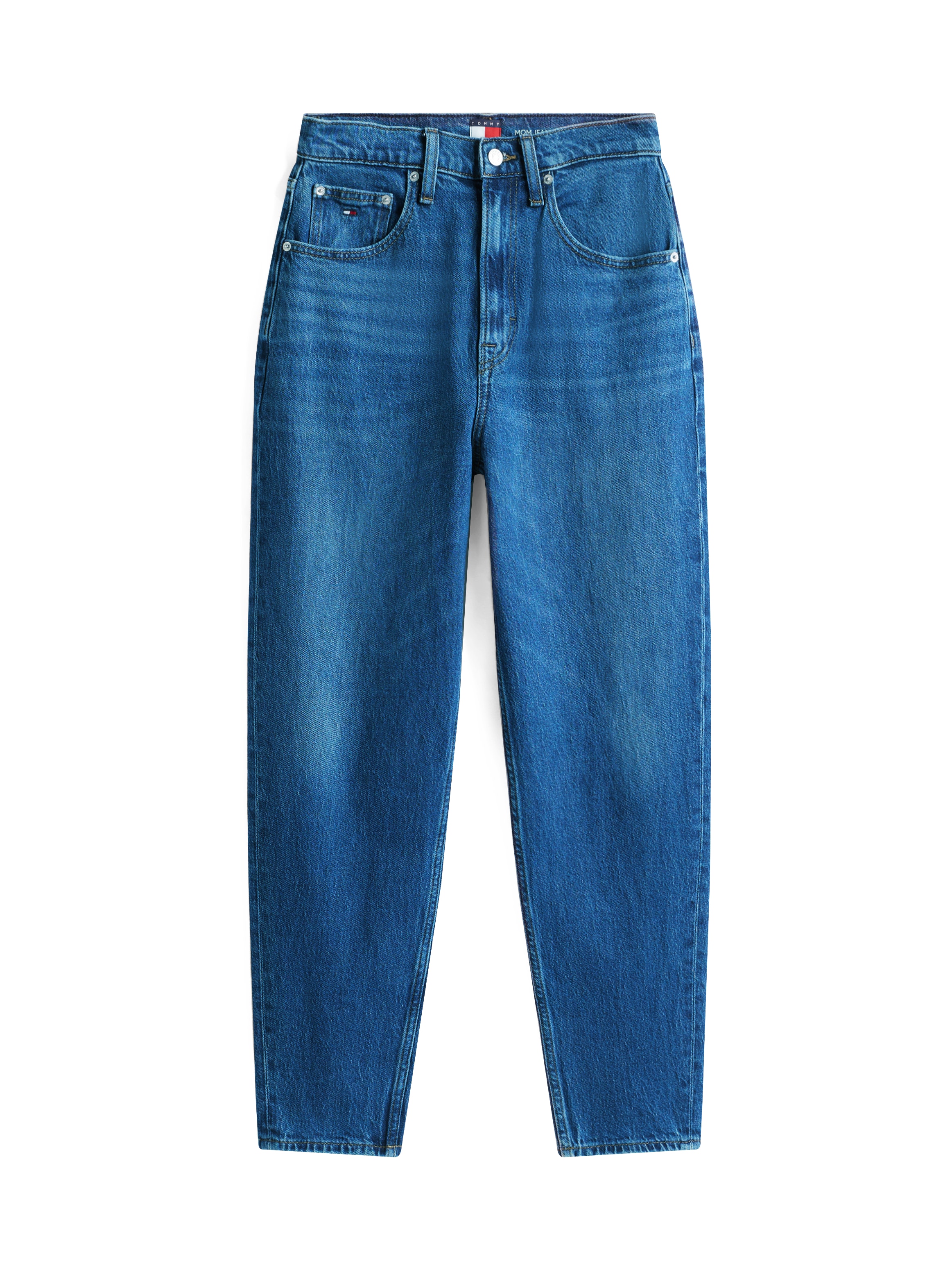 Tommy Jeans Mom-Jeans »High waist - Mom-Jeans Tapered«, mit Logo-Stickereien