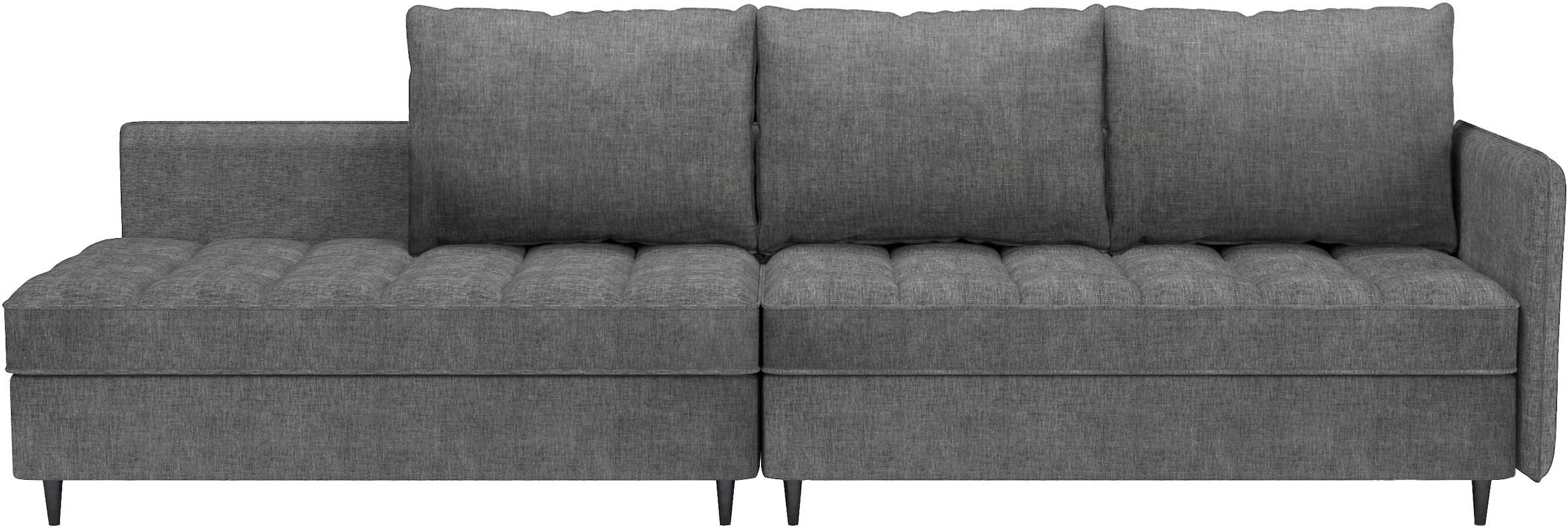 Dorel Home Ecksofa »LINDHUS, L-Form, verschiedene Stellvarianten, Loungesofa, Schlaf-Liege«, Modulsofa, Recamiere, grosser Bettkasten, Cord, Chenille