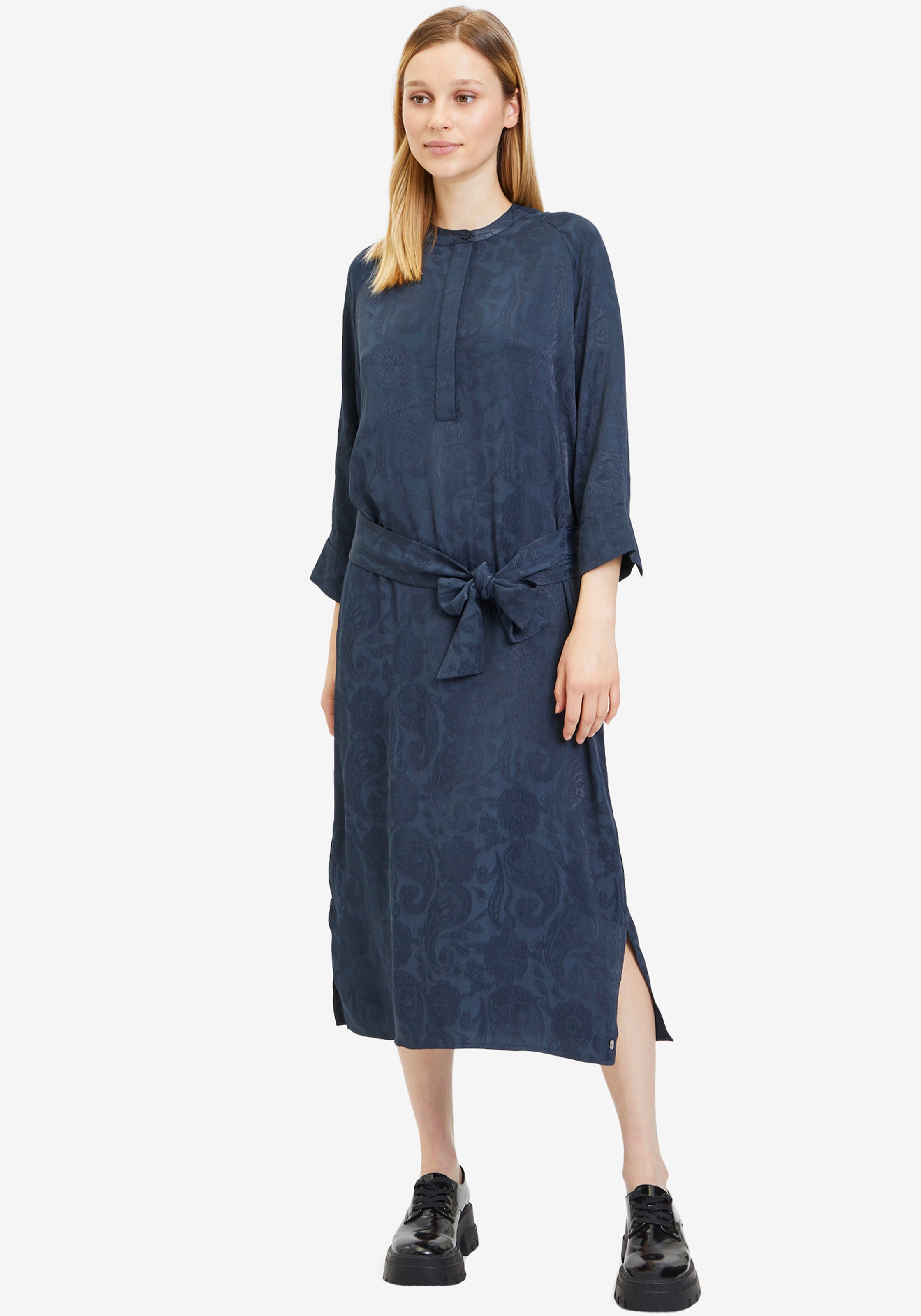 bei Schweiz Tamaris NEUE online - Hemdblusenkleid, KOLLEKTION glänzenden Jelmoli-Versand Paisley-Muster kaufen mit