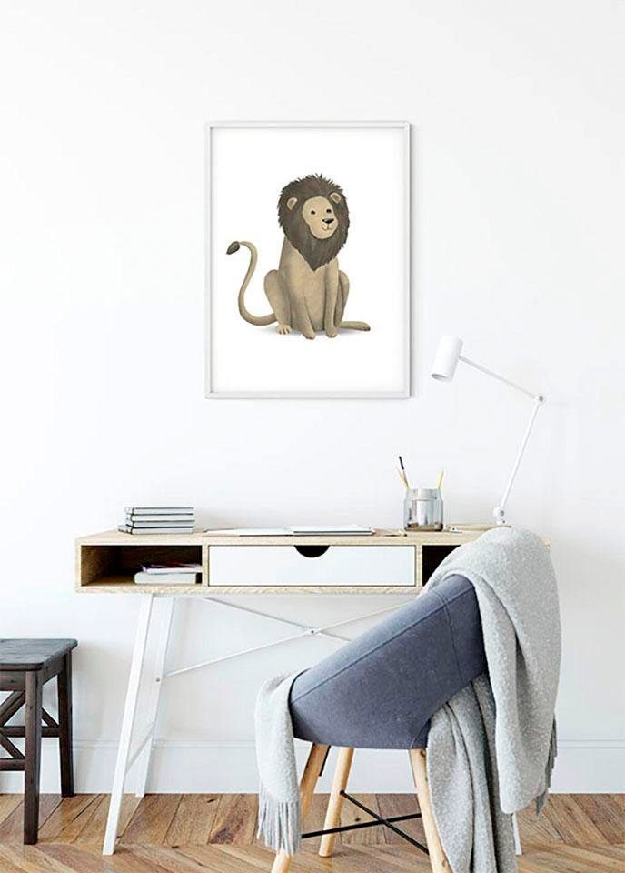 Kinderzimmer, Lion«, Poster Komar »Cute Wohnzimmer Tiere, Shop (1 St.), kaufen Animal ❤ im Schlafzimmer, Jelmoli-Online