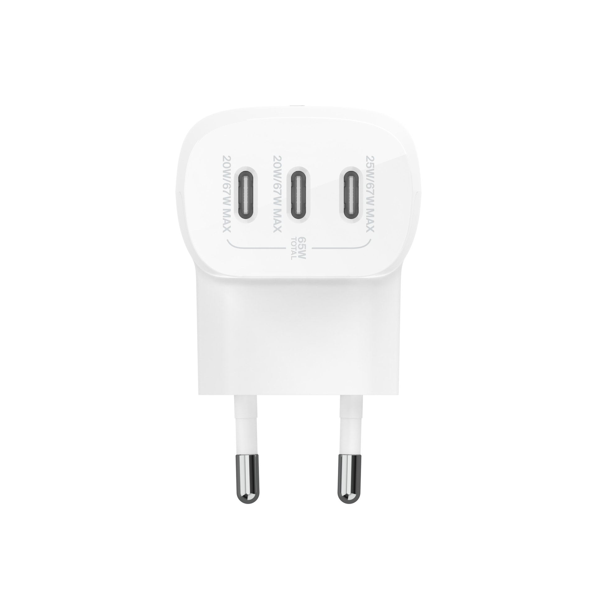 Belkin USB-Ladegerät »BOOST CHARGE 67W Ladegerät mit 3x USB-C, inkl. Kabel«