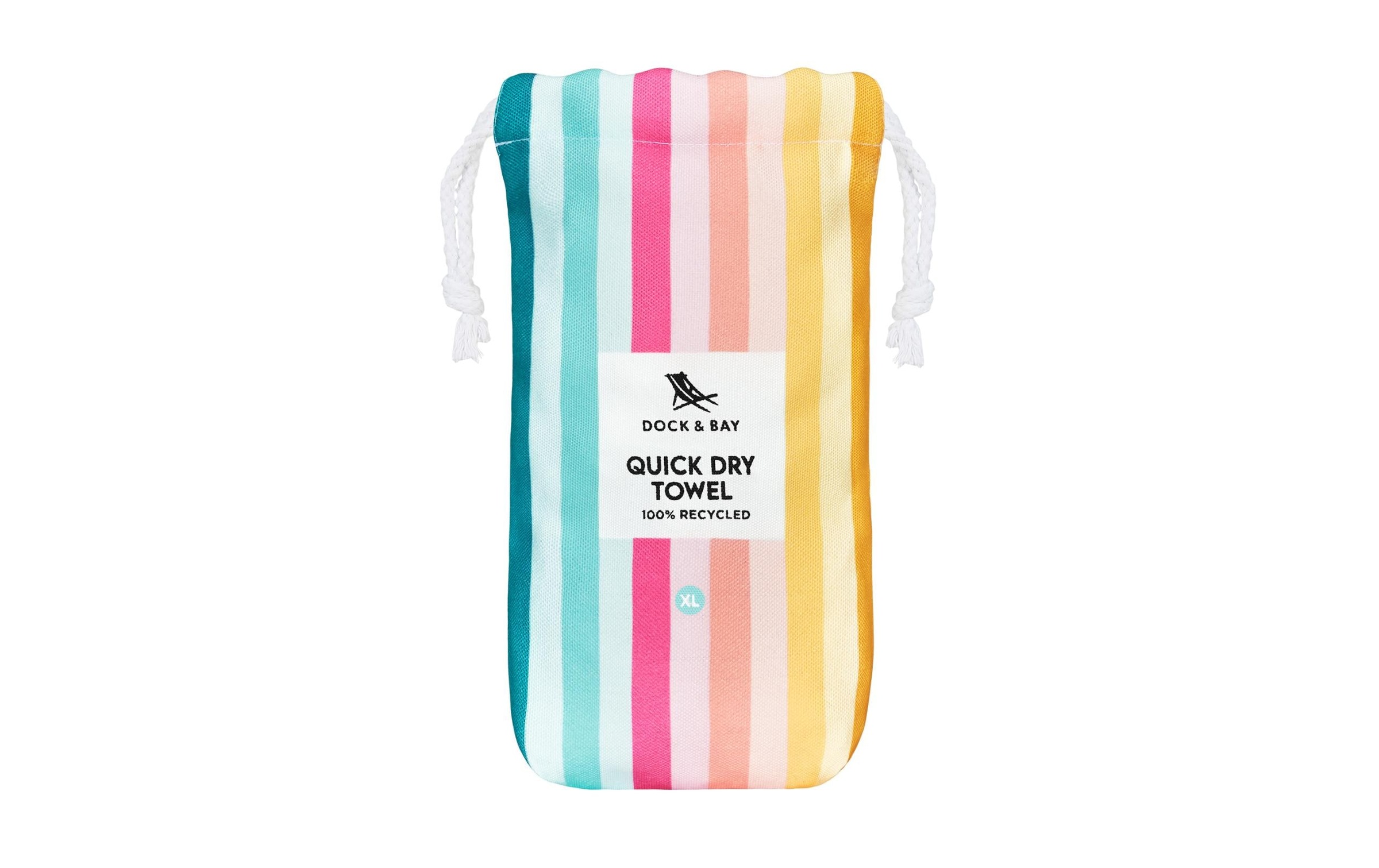 Strandtuch »Dock & Bay Coastal Candy 200 cm x 90 cm«, (1 St.)