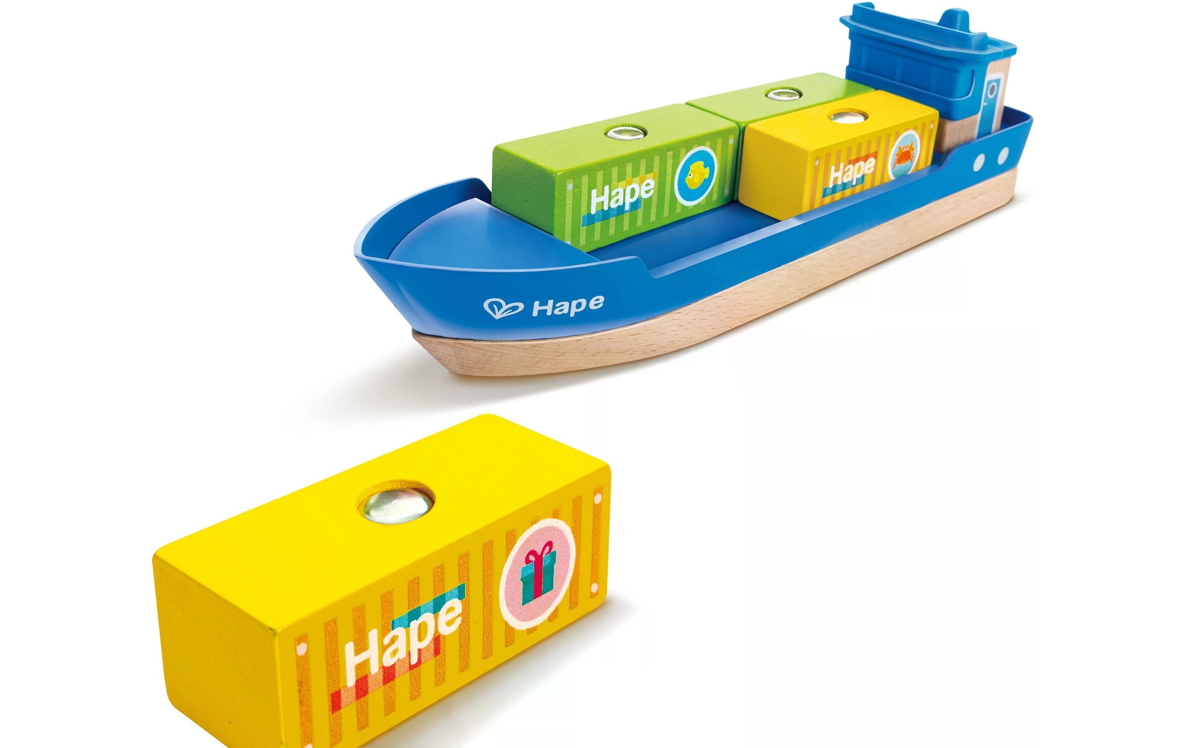 Hape Spielzeug-Kran »Ship + Crane«