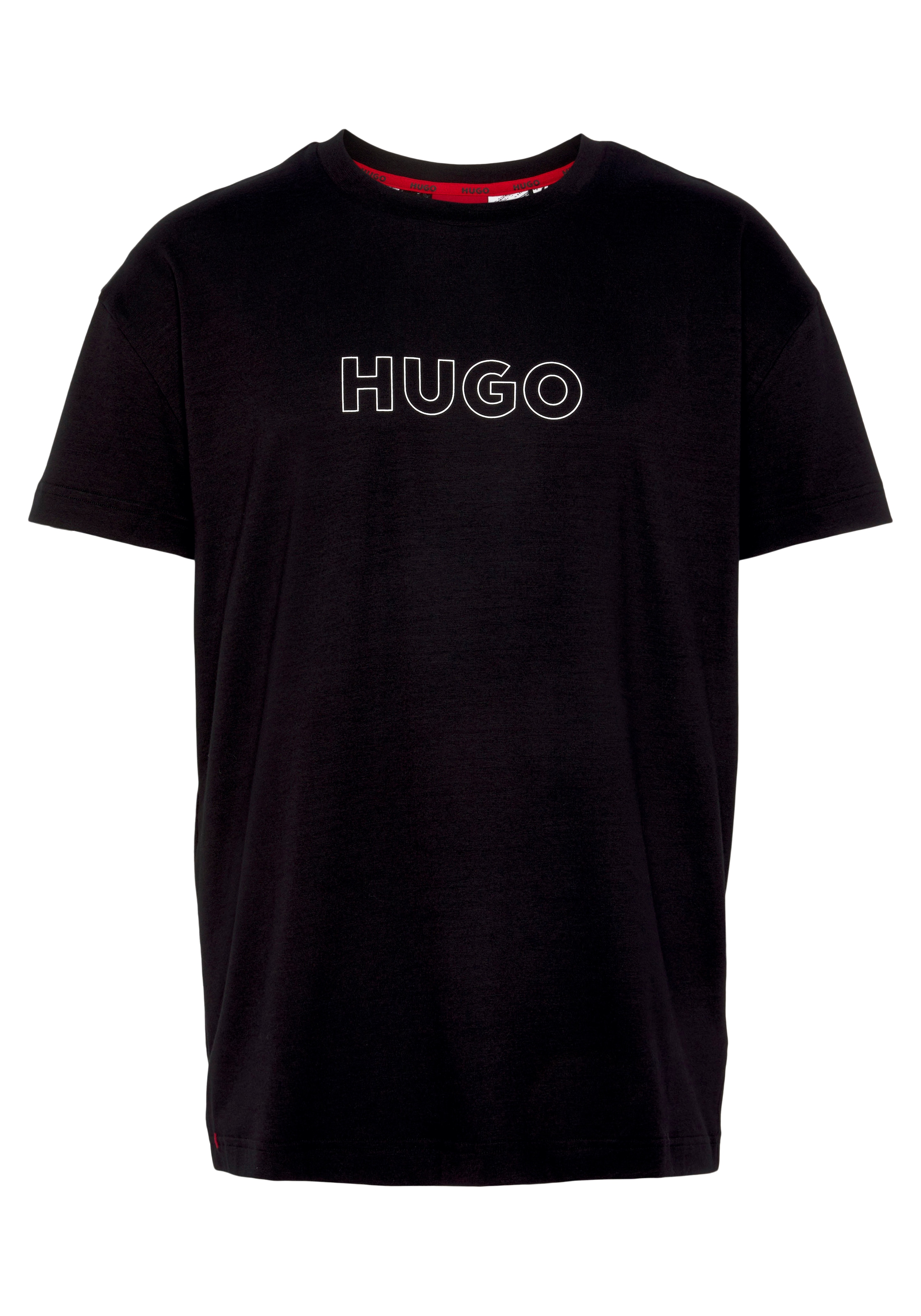 HUGO T-Shirt »Brush Logo T-Shirt«, Brust der Schweiz Print kaufen bei online mit HUGO Jelmoli-Versand auf