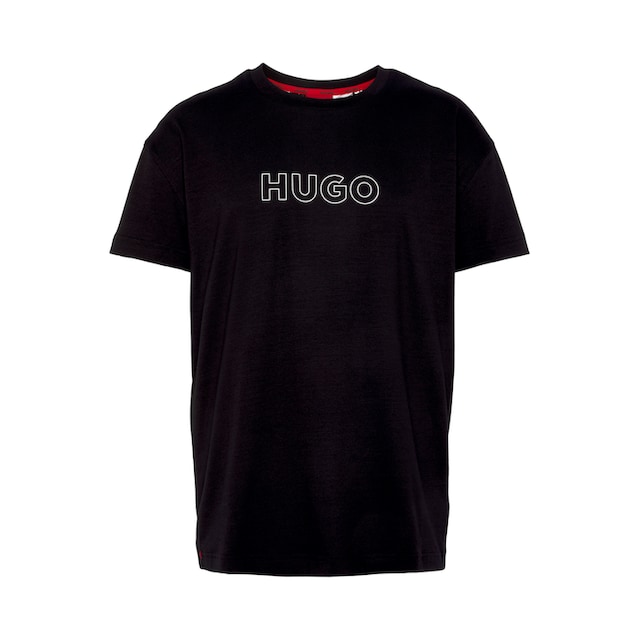 HUGO T-Shirt »Brush Logo T-Shirt«, mit HUGO Print auf der Brust online  kaufen bei Jelmoli-Versand Schweiz