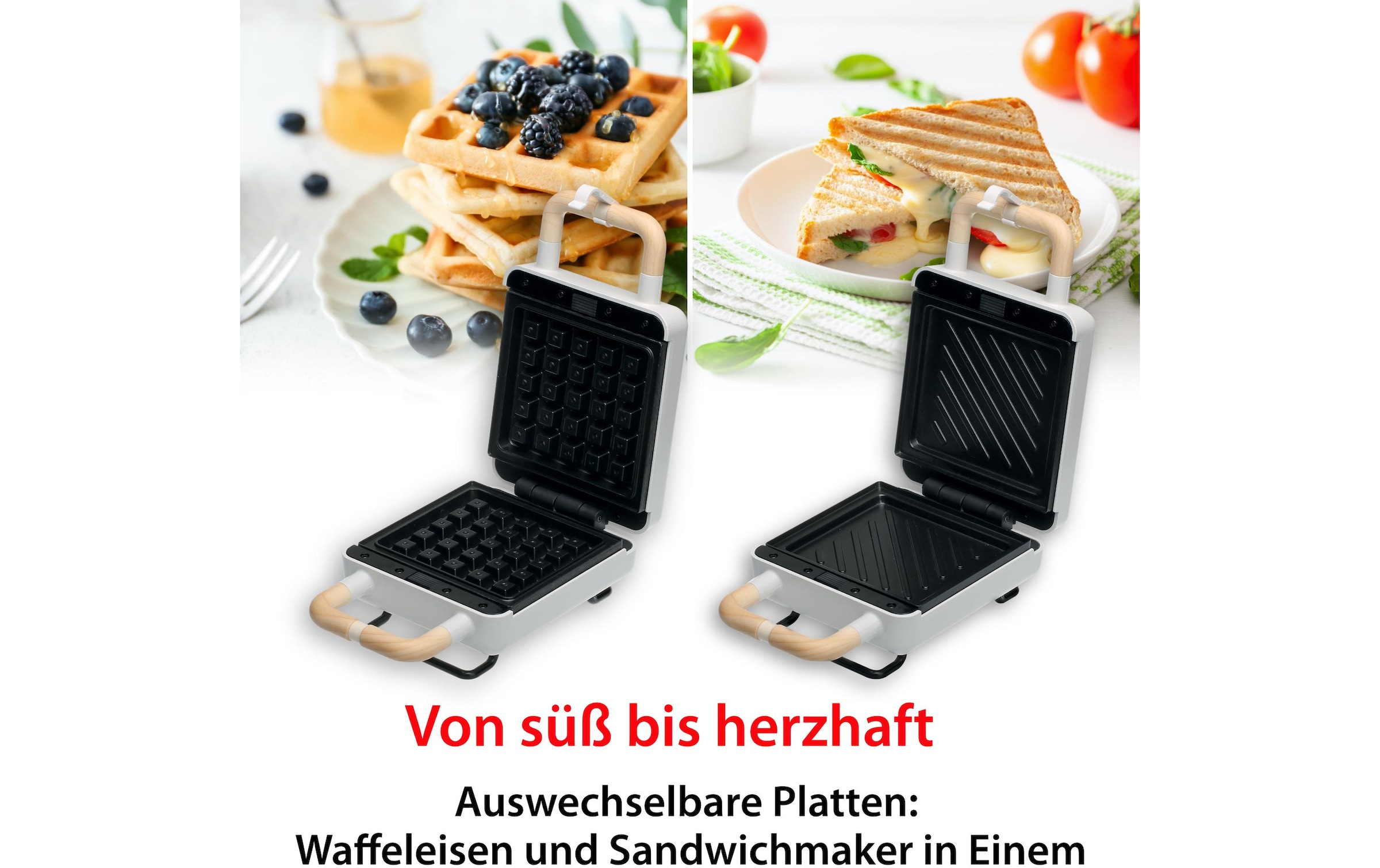 ADE Waffeleisen »Weiss«, 600 W