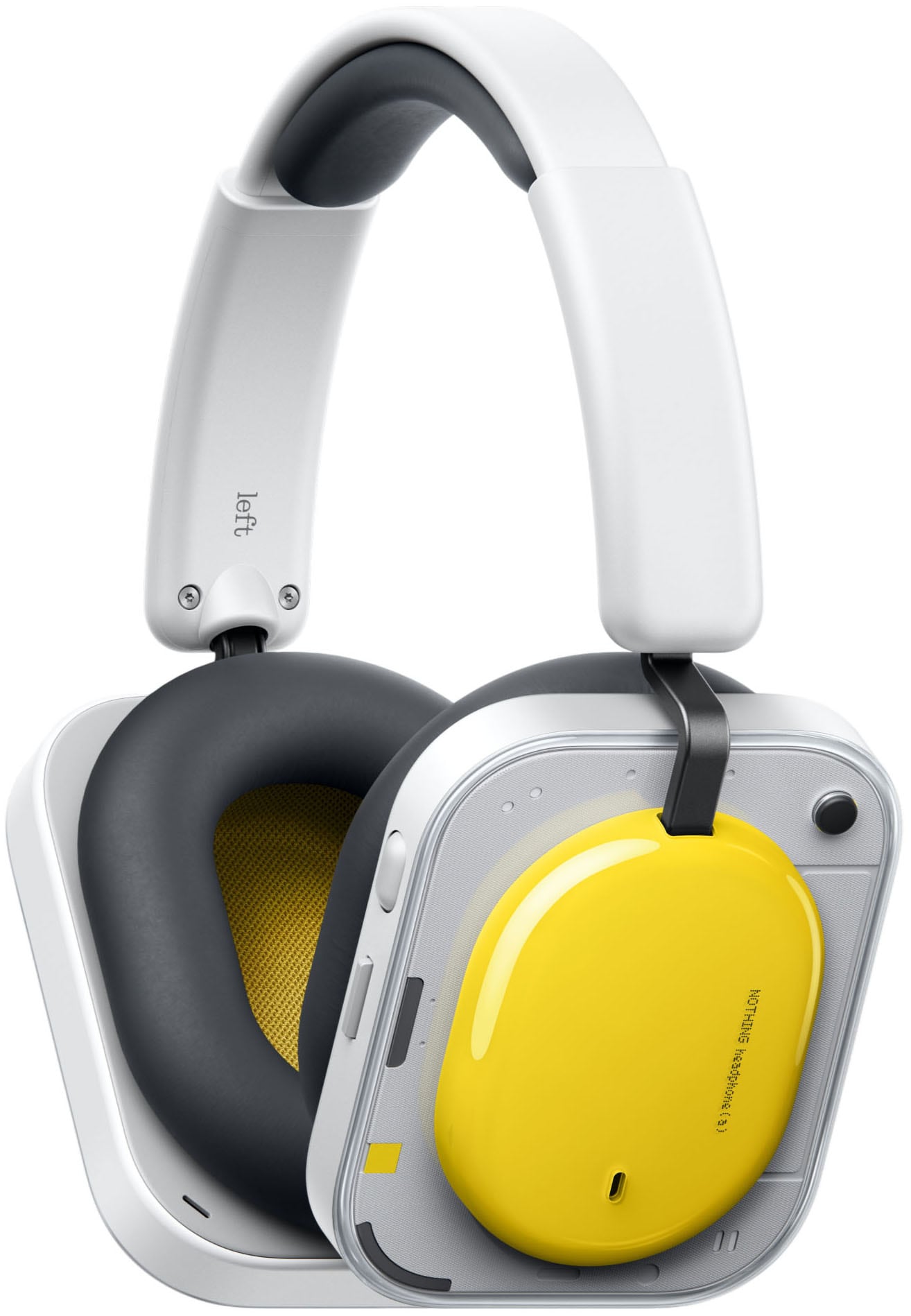 NOTHING Headset "Headphone (a)" Bluetooth Active Noise Cancelling (ANC) Freisprechfunktion Hi-Res Transparenzmodus