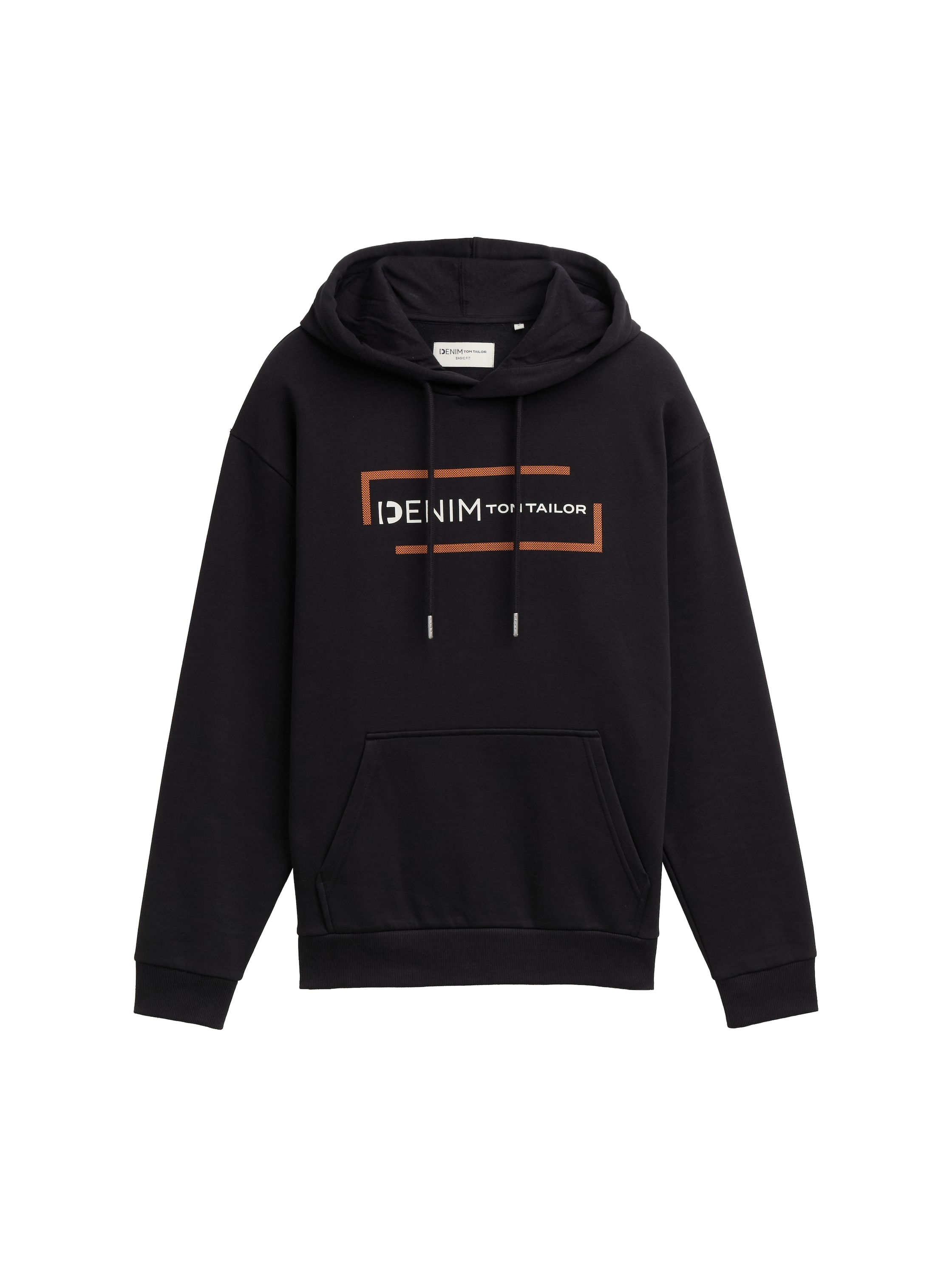 TOM TAILOR Denim Hoodie, mit grossem Logoprint