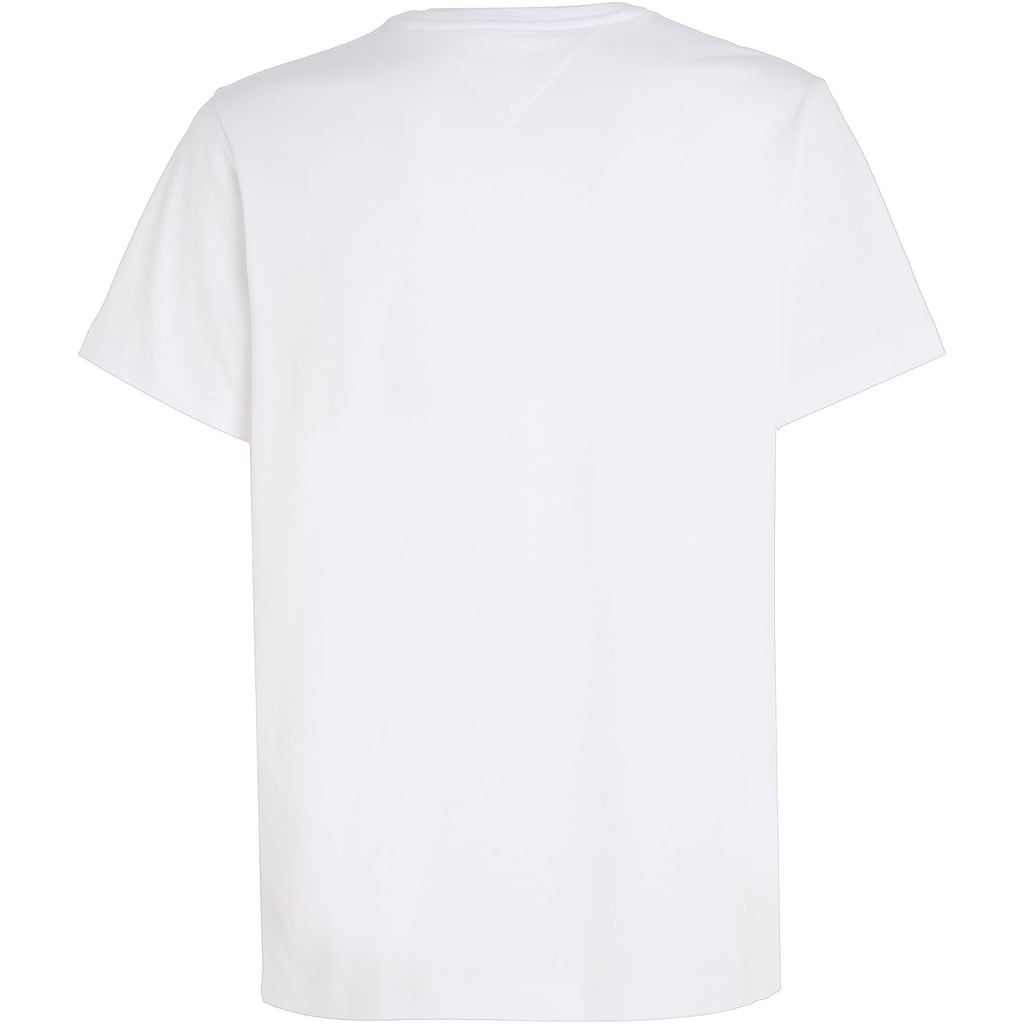 Tommy Jeans T-Shirt »TJM REG COLLEGE POP TEXT TEE«, mit grossem Logo-Frontmotiv