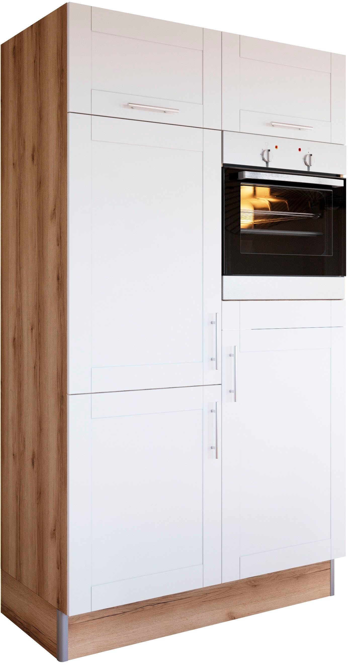 ❤ OPTIFIT Küche »Ahus, Back-/Kühlmodul«, 120 cm breit, wahlweise E-Geräten,  Soft Close Funktion, MDF Fronten kaufen im Jelmoli-Online Shop | Kochfeldumbauschränke