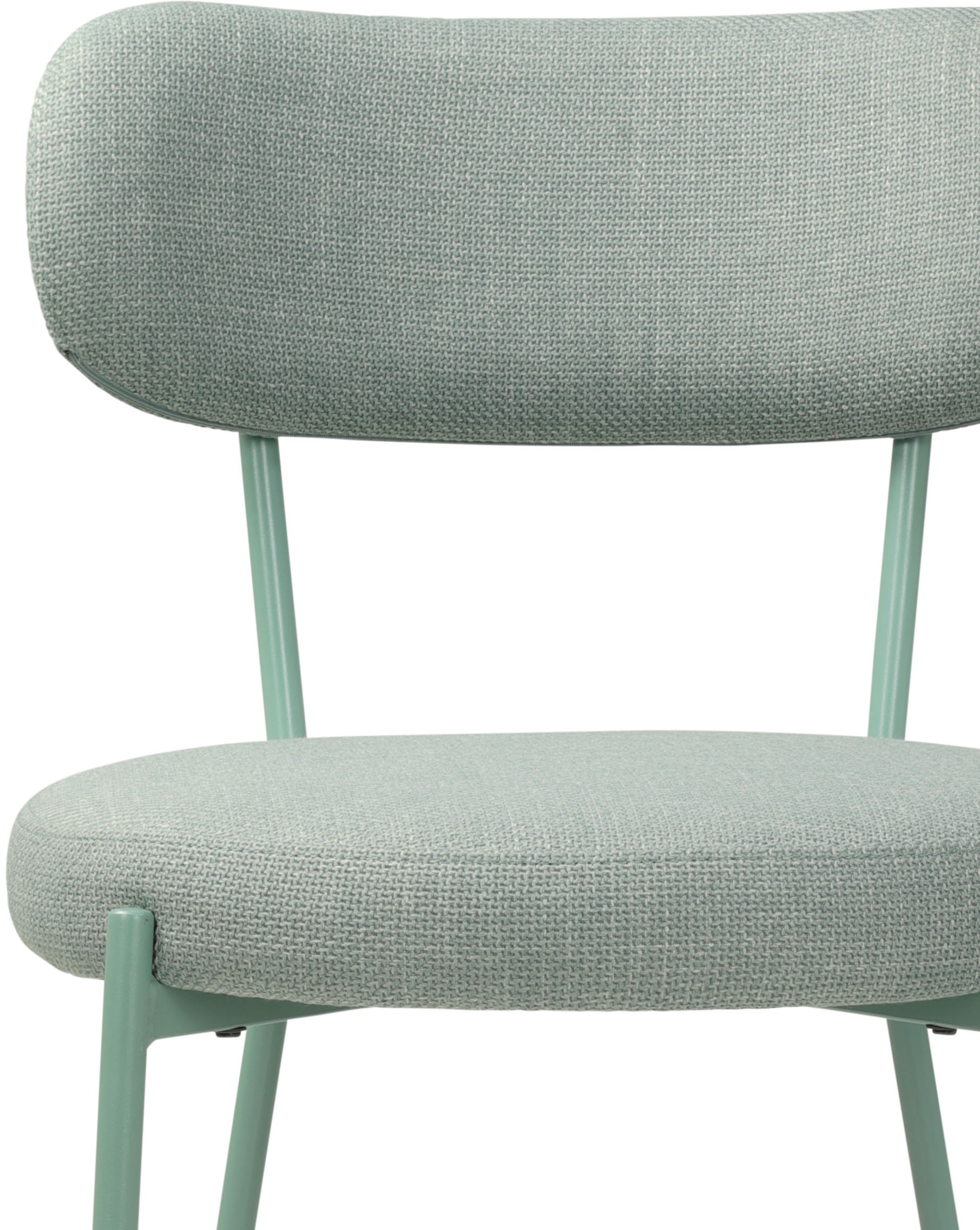TOM TAILOR HOME 4-Fussstuhl »SOFT PAD CHAIR«, (Set), 2 St., Webstoff, Esszimmerstuhl, 4-Fussgestell, mit Rückenausschnitt