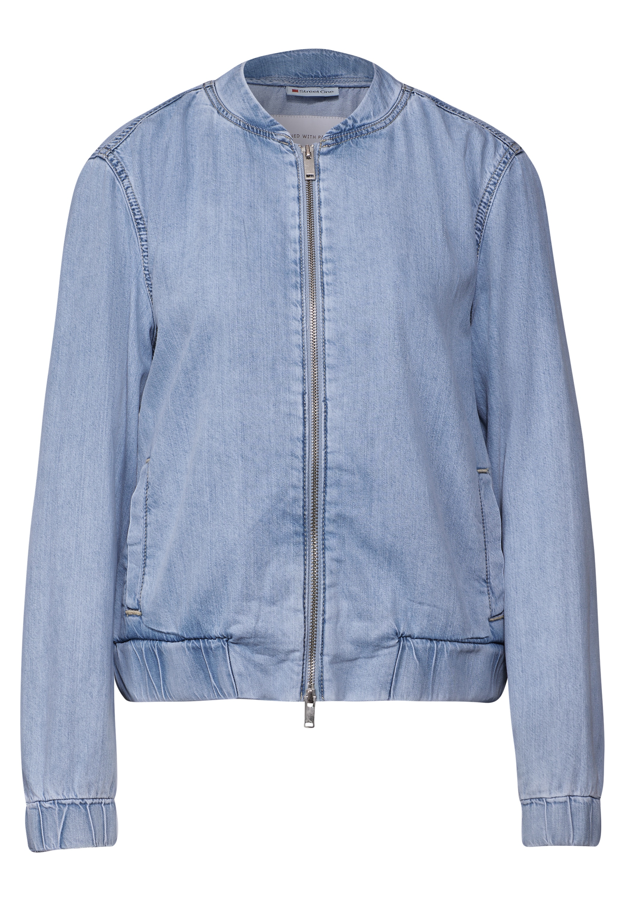 STREET ONE Blouson, ohne Kapuze, Jeans/Denim mit seitlichen Taschen