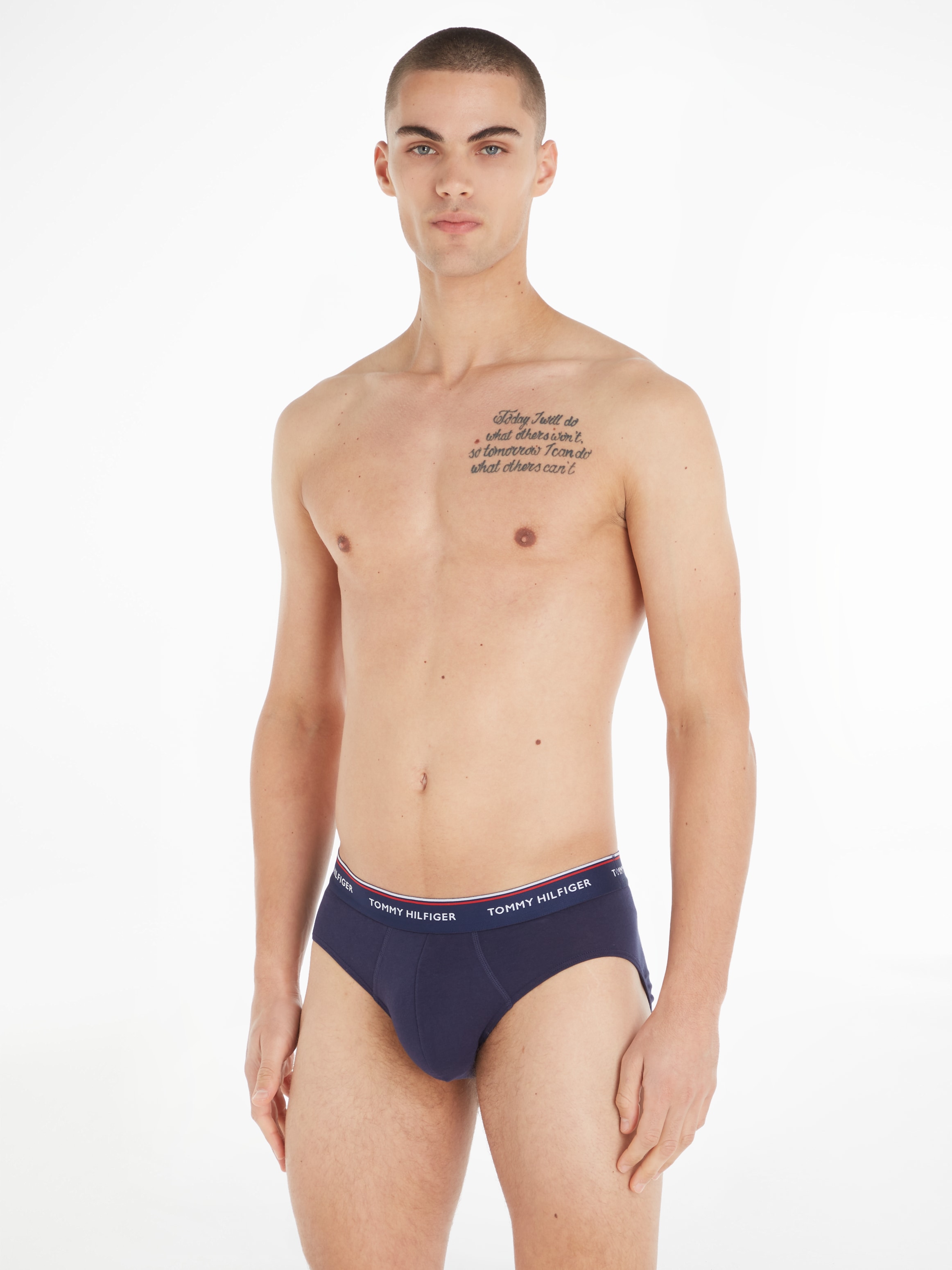 Jelmoli-Versand Underwear (Packung, Slip St., 3 »3P Tommy | mit Logo-Elastikbund Hilfiger 3er-Pack), online bestellen BRIEF«,