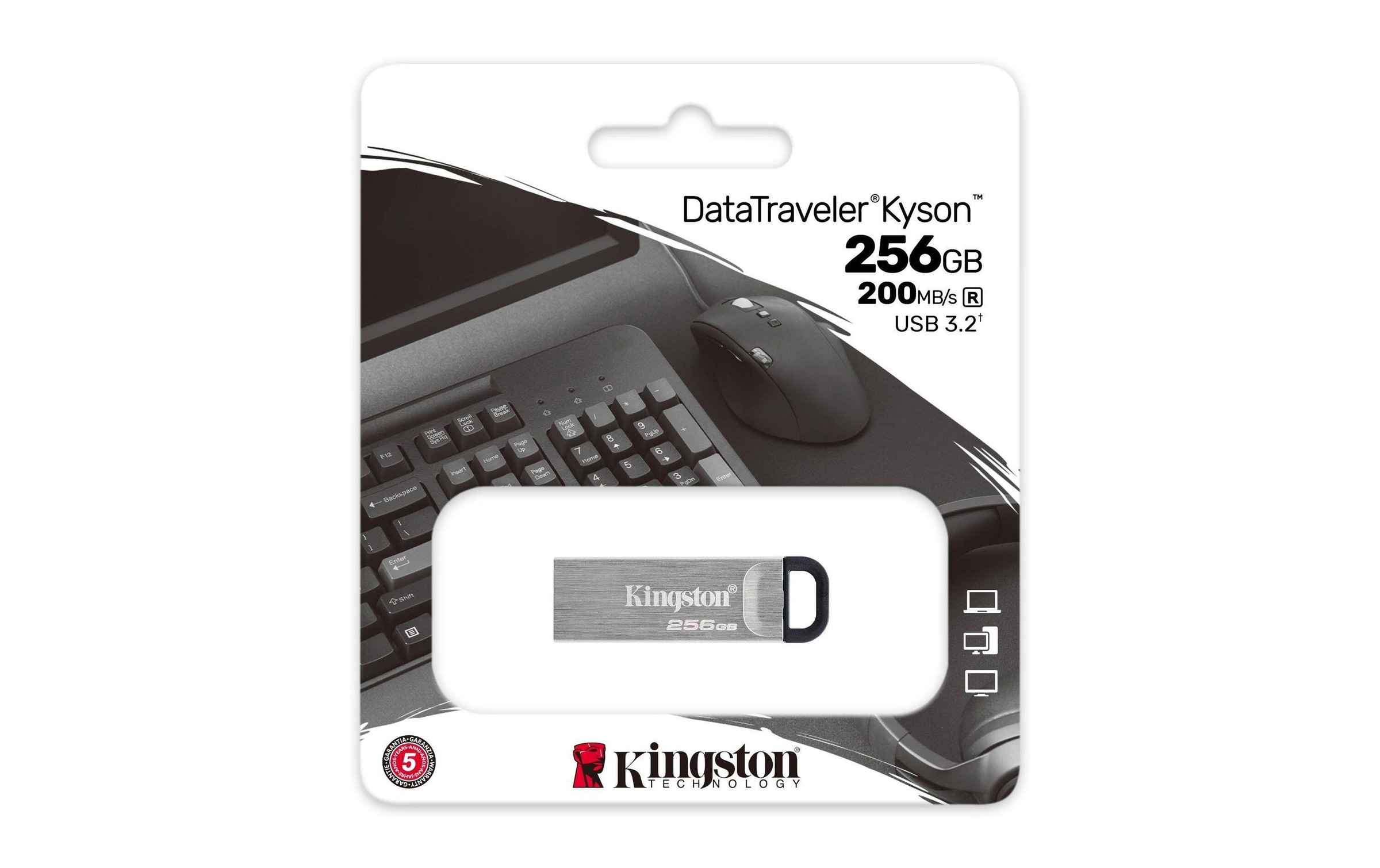 Kingston USB-Stick »DataTraveler Kys«, (Lesegeschwindigkeit 200 MB/s)