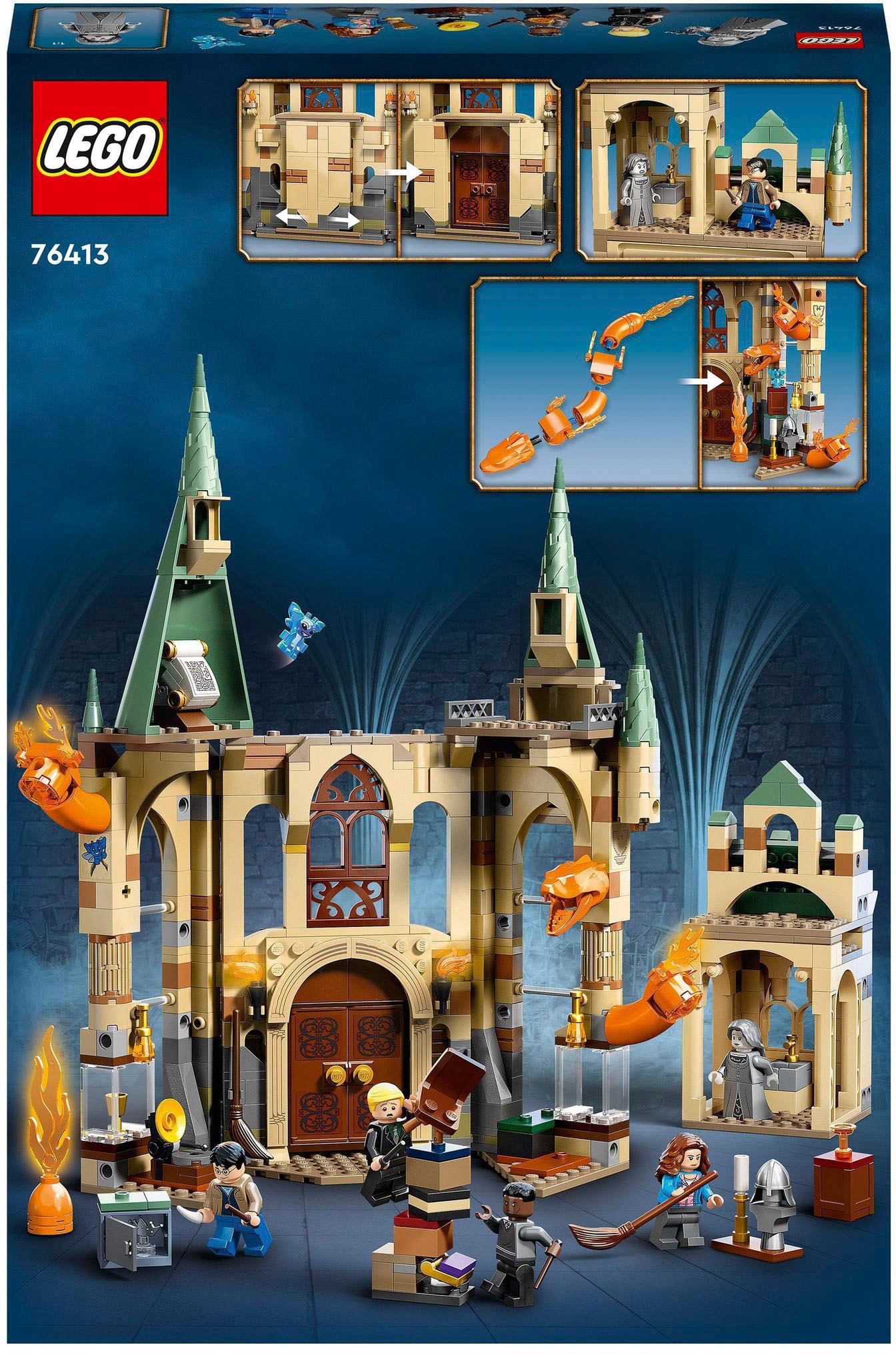 LEGO® Konstruktionsspielsteine »Hogwarts: Raum der Wünsche (76413), LEGO® Harry Potter«, (587 St.)