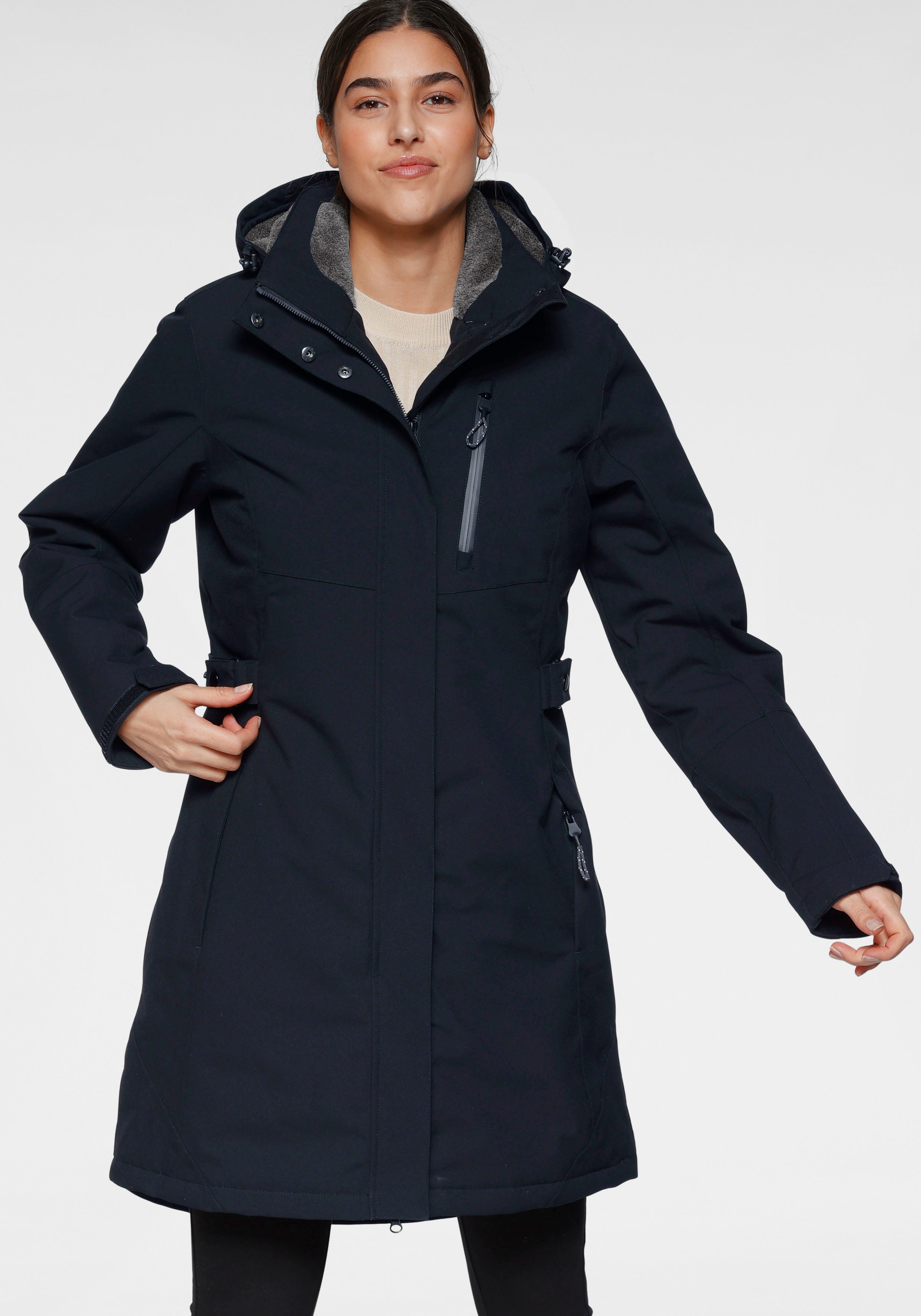 Killtec Parka mit Kapuze wärmend & winddicht & wasserabweisend