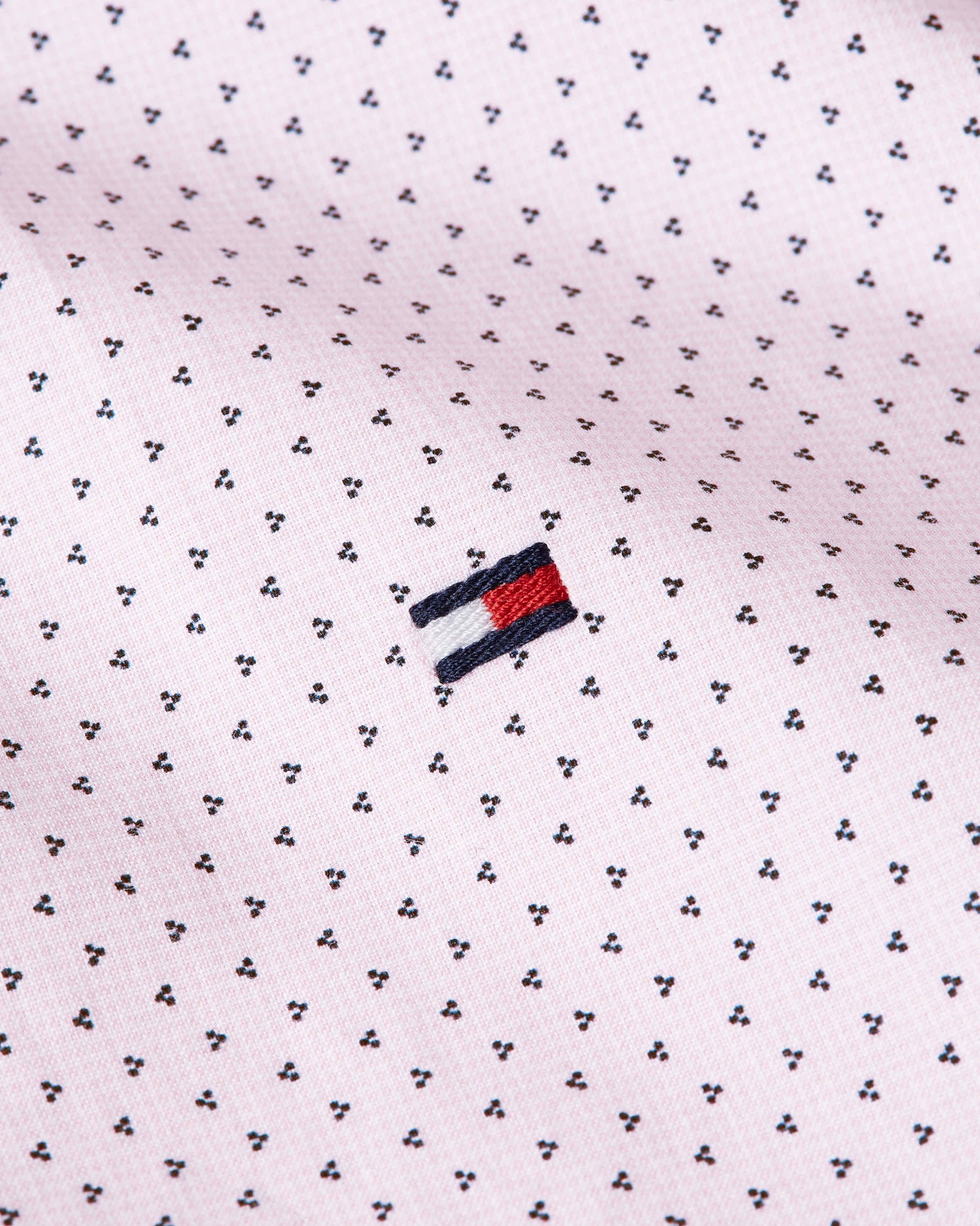 Tommy Hilfiger Langarmhemd »FLEX POPLIN MINI PRINT RF SHIRT«, regular fit, Kentkragen