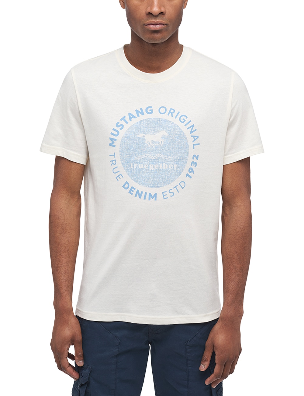 MUSTANG Kurzarmshirt online T-Shirt »Mustang | shoppen Jelmoli-Versand T-Shirt«